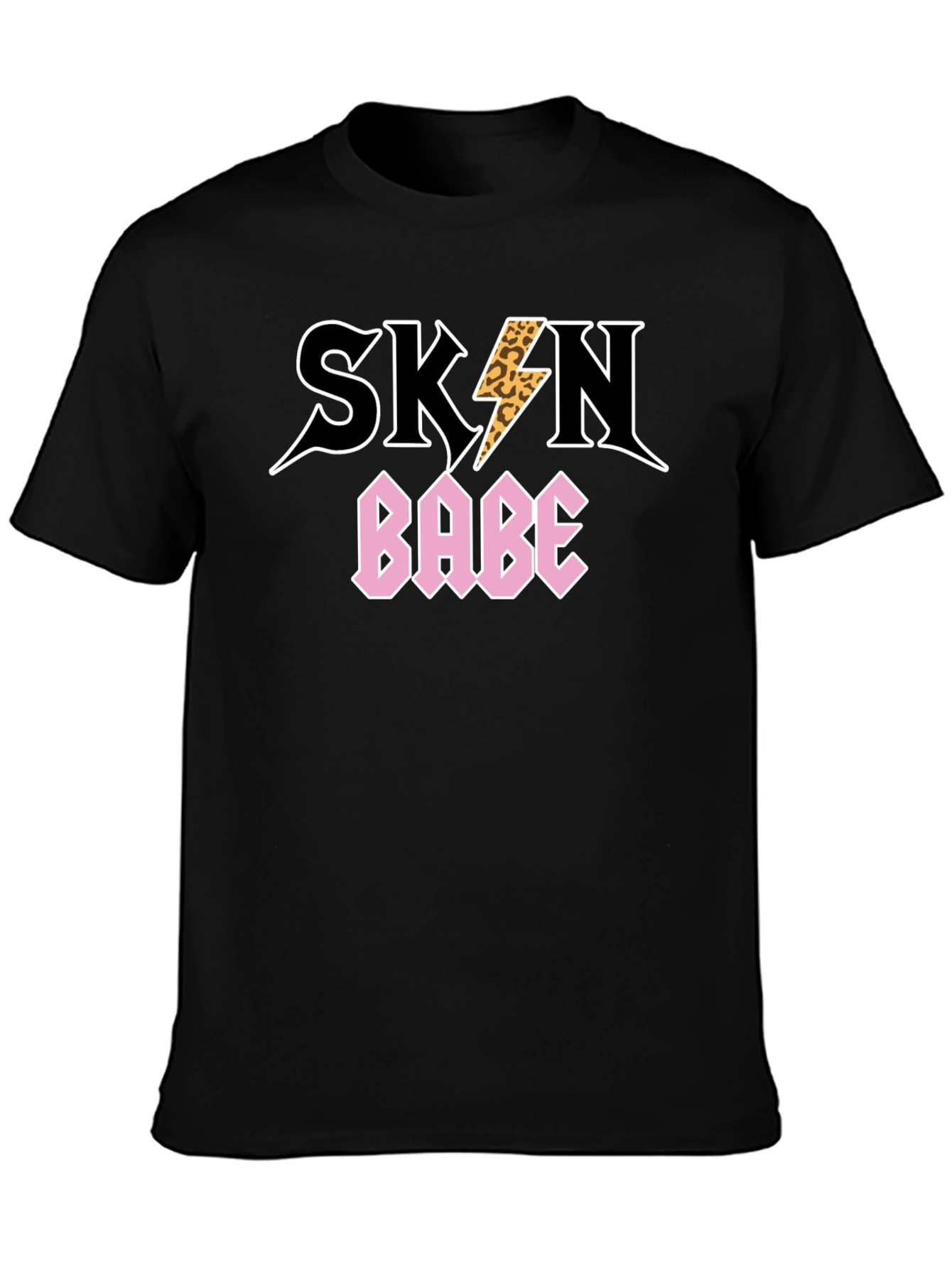 Skan Babe Black Graphic T-Shirt