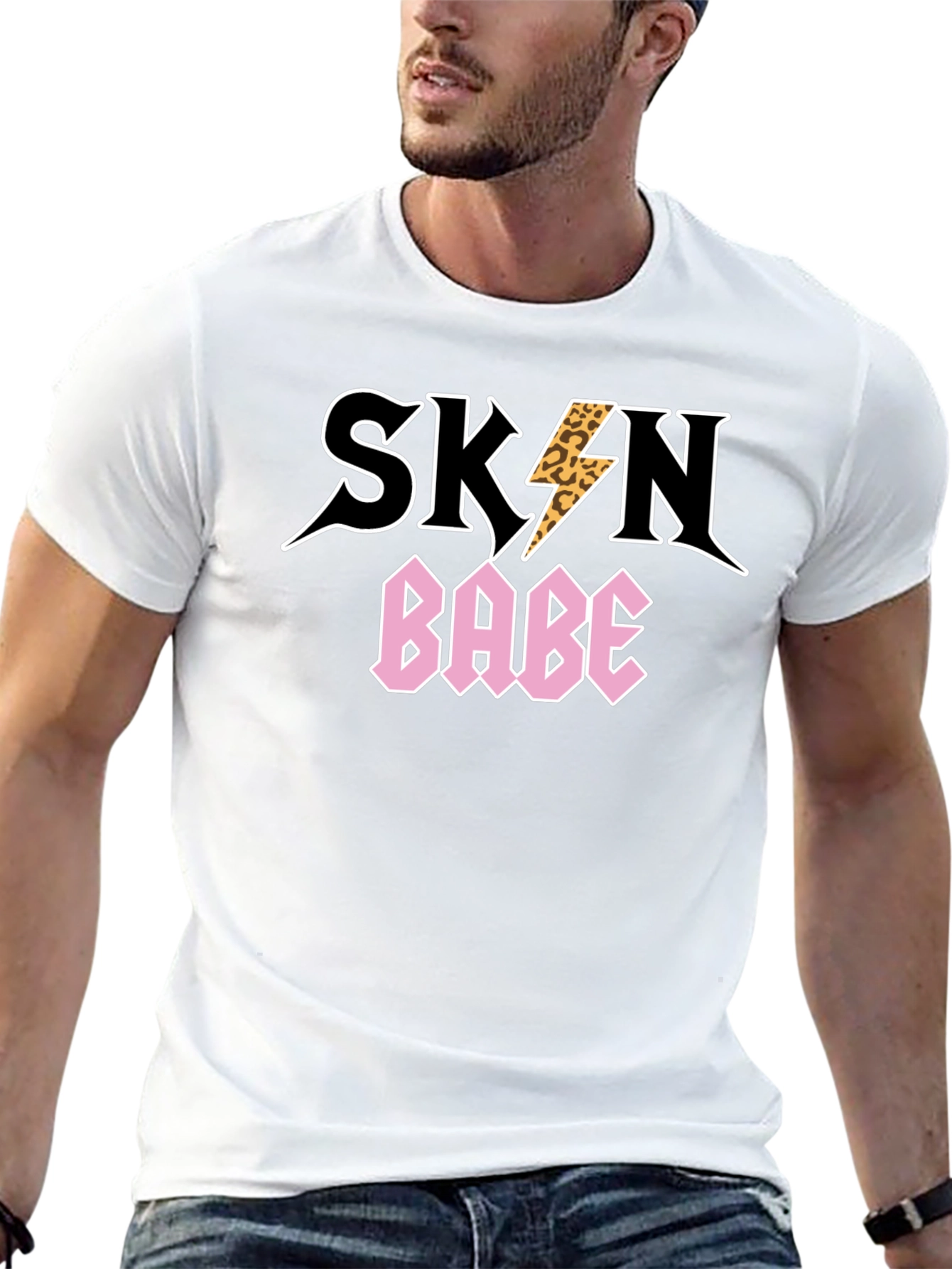 Skan Babe Black Graphic T-Shirt