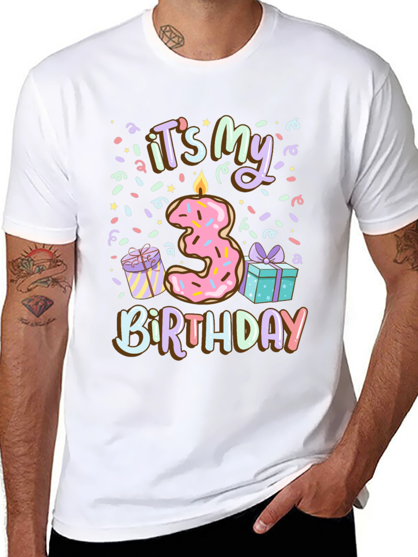 Its My 3rd Birthday Donut T-Shirt