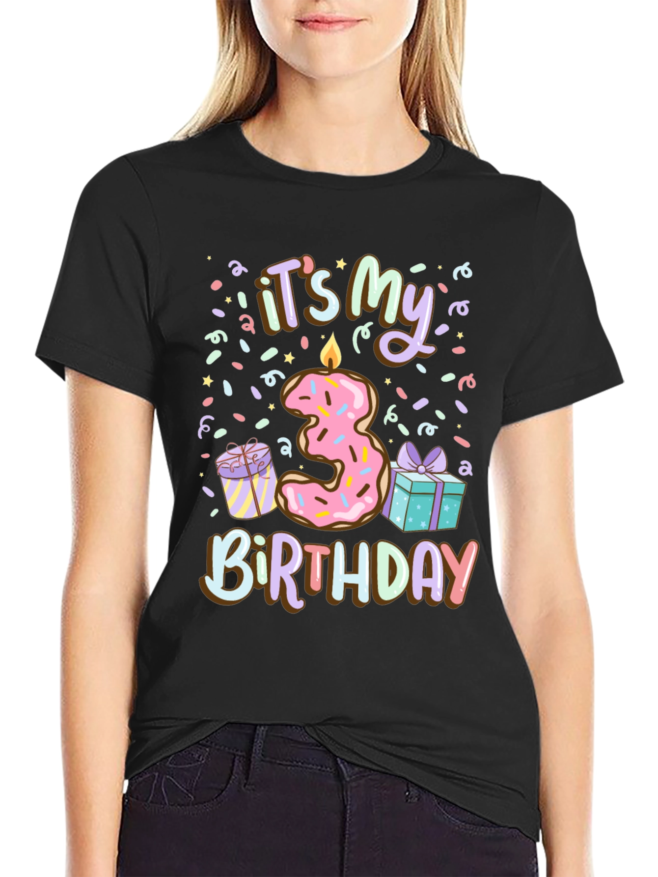 Its My 3rd Birthday Donut T-Shirt