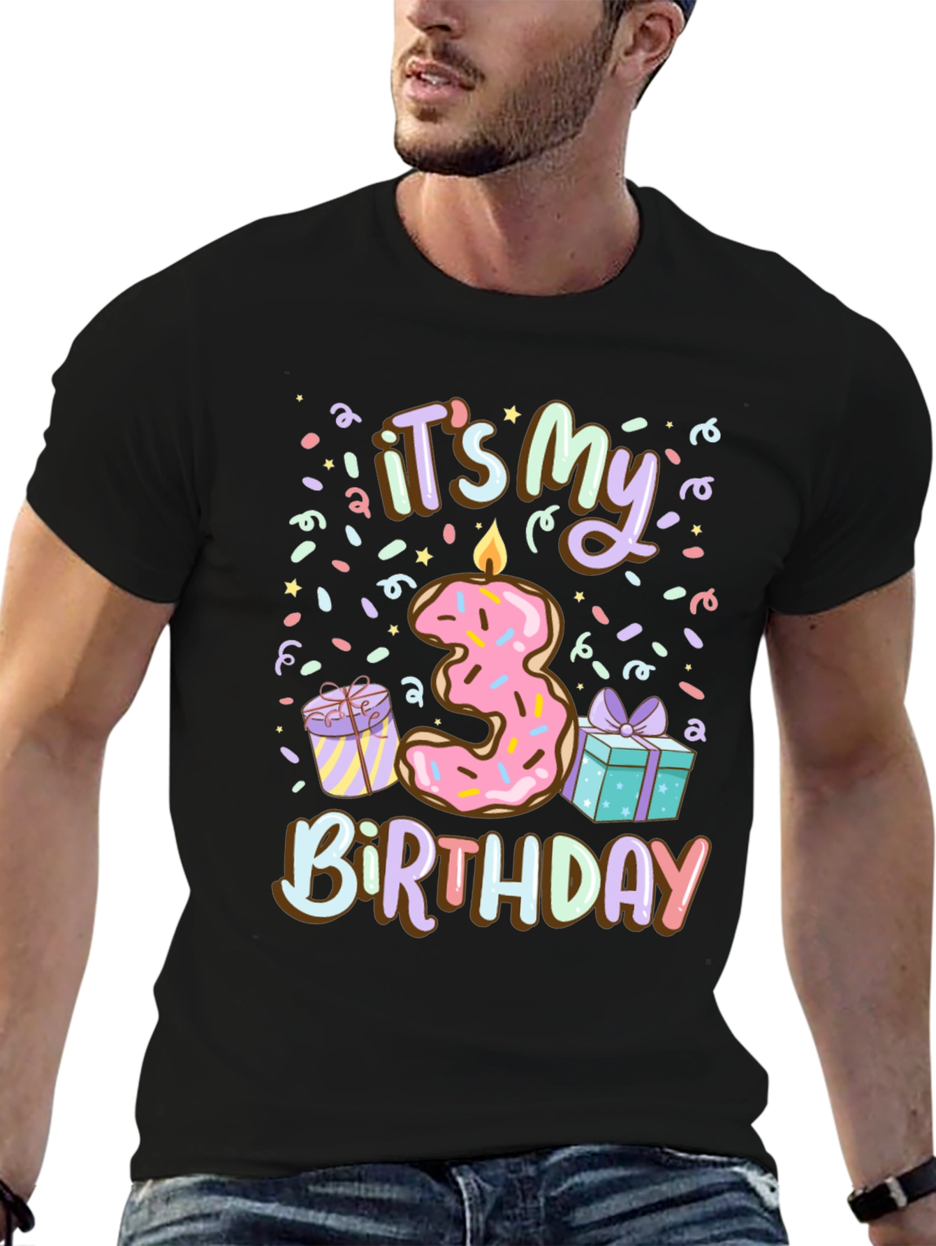 Its My 3rd Birthday Donut T-Shirt