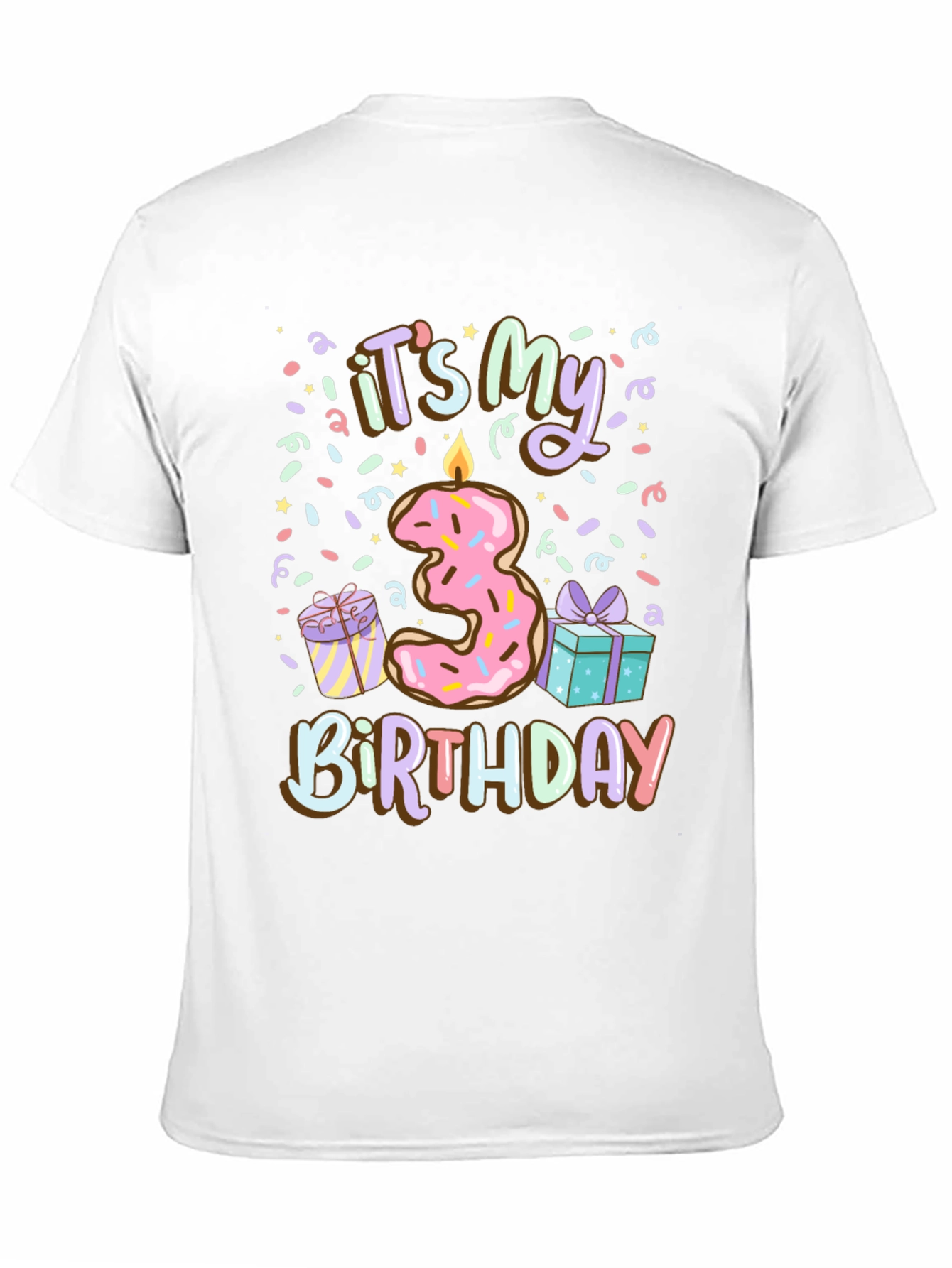 Its My 3rd Birthday Donut T-Shirt