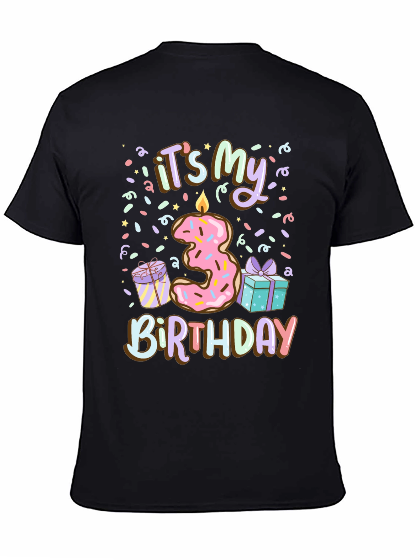 Its My 3rd Birthday Donut T-Shirt