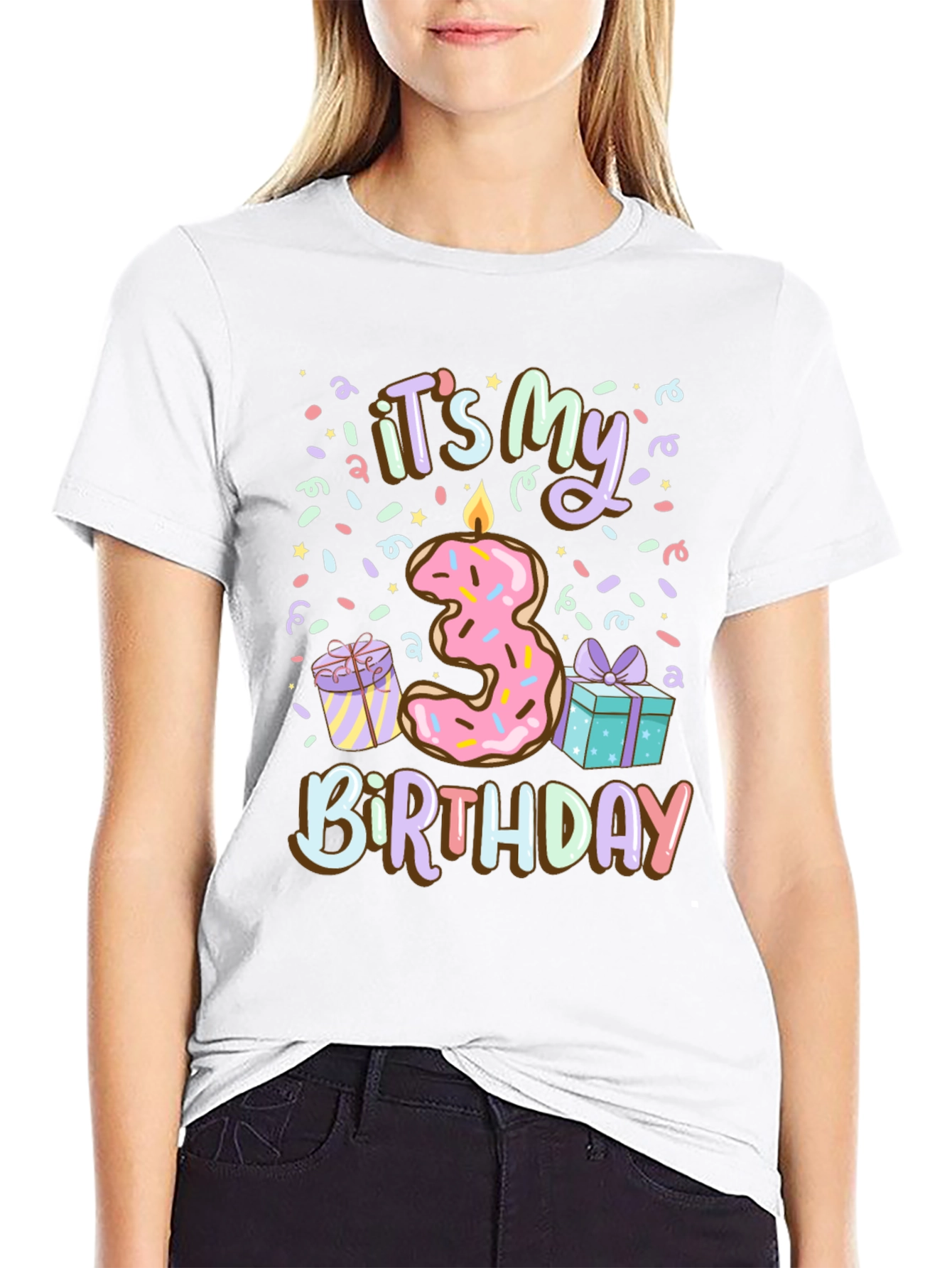 Its My 3rd Birthday Donut T-Shirt