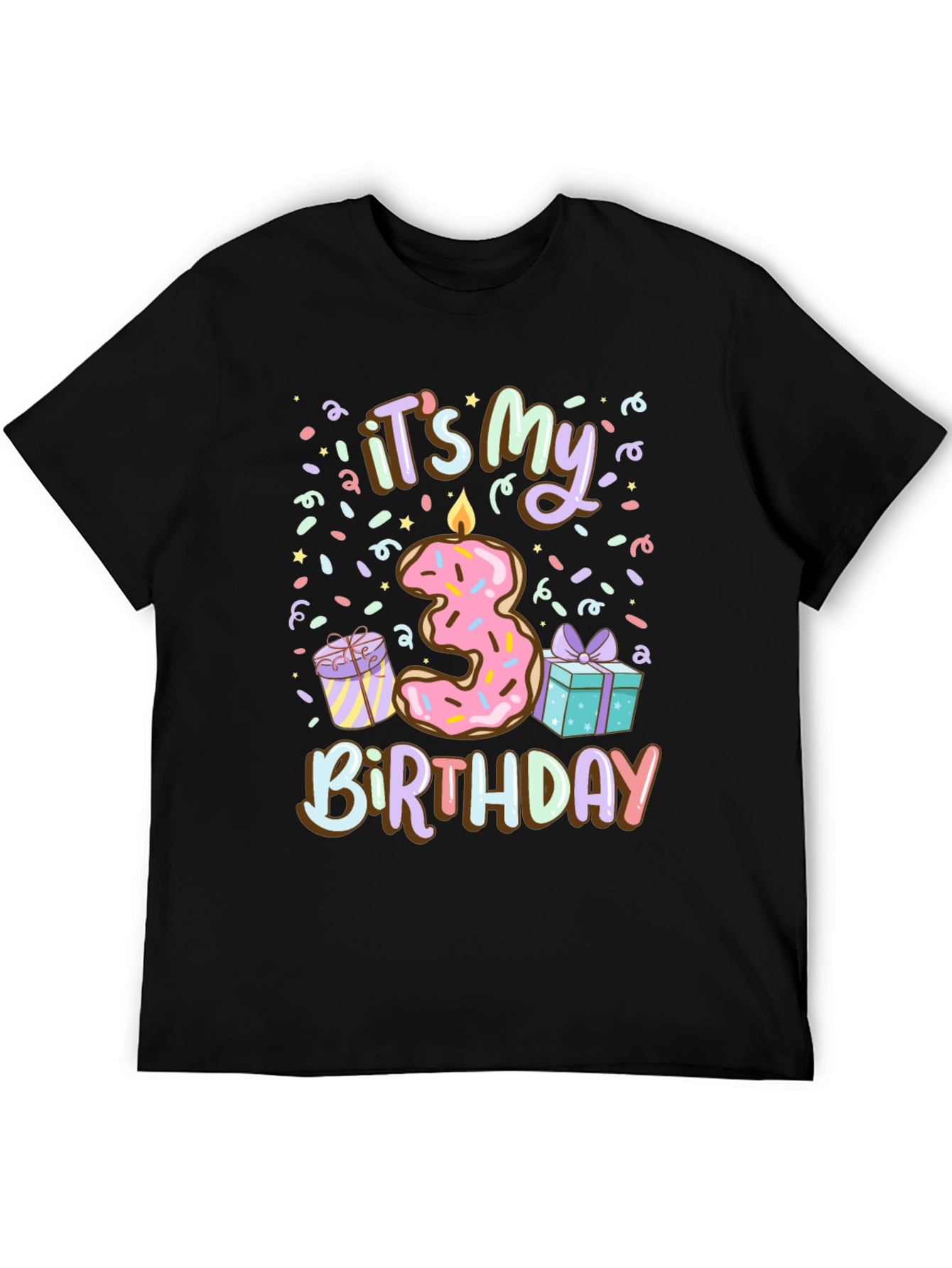 Its My 3rd Birthday Donut T-Shirt