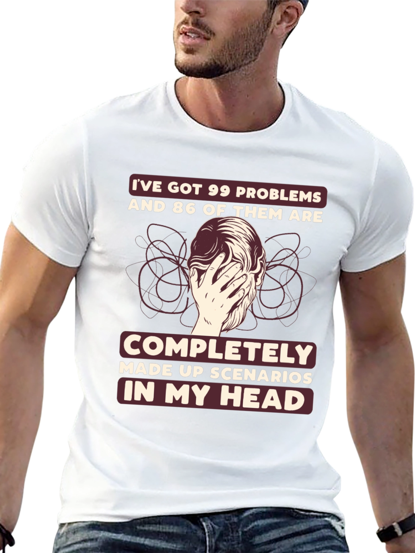 99 Problems T-Shirt - Funny Mental Health Tee