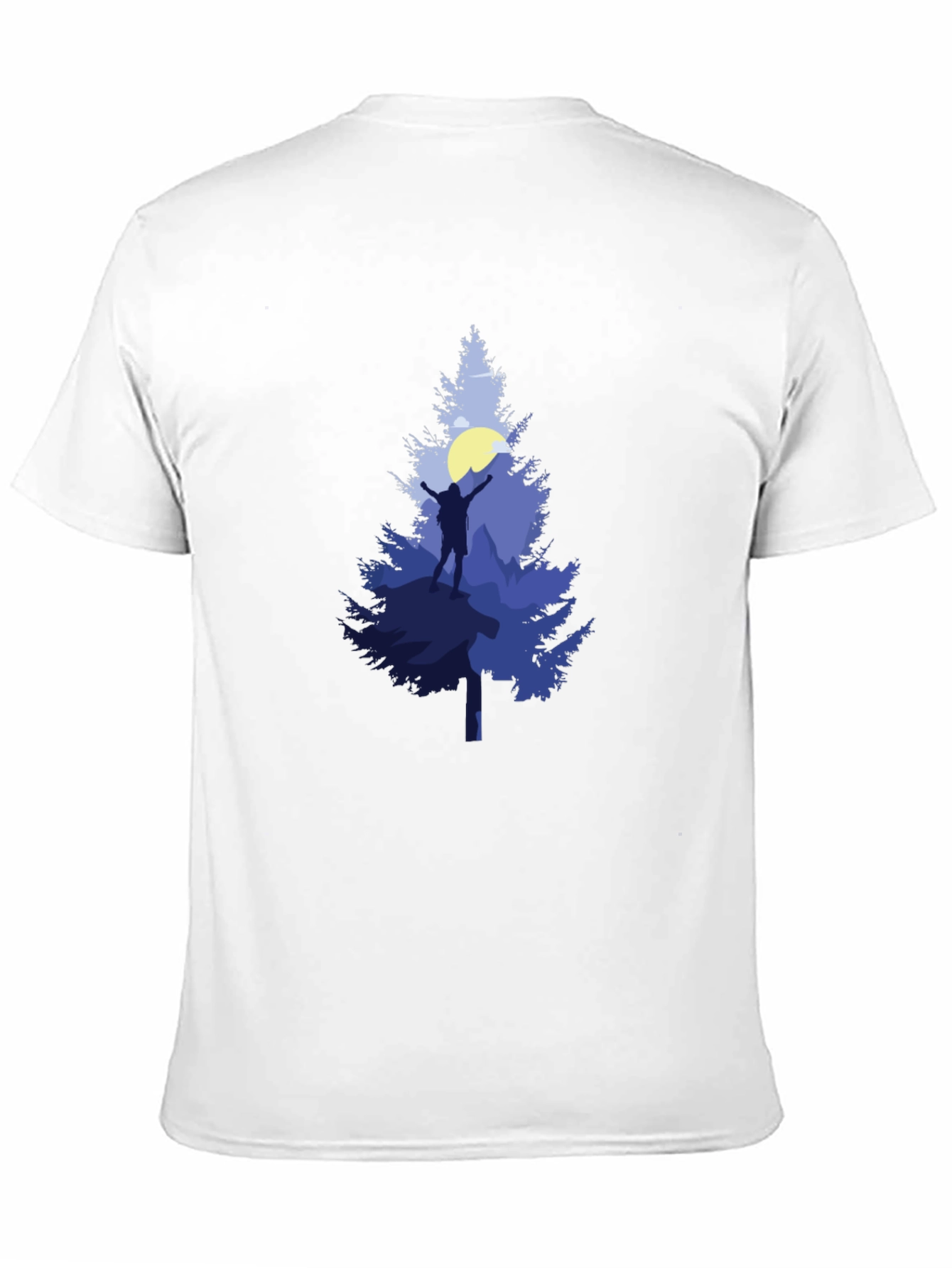 Mountain Hiker Graphic Tee - Black