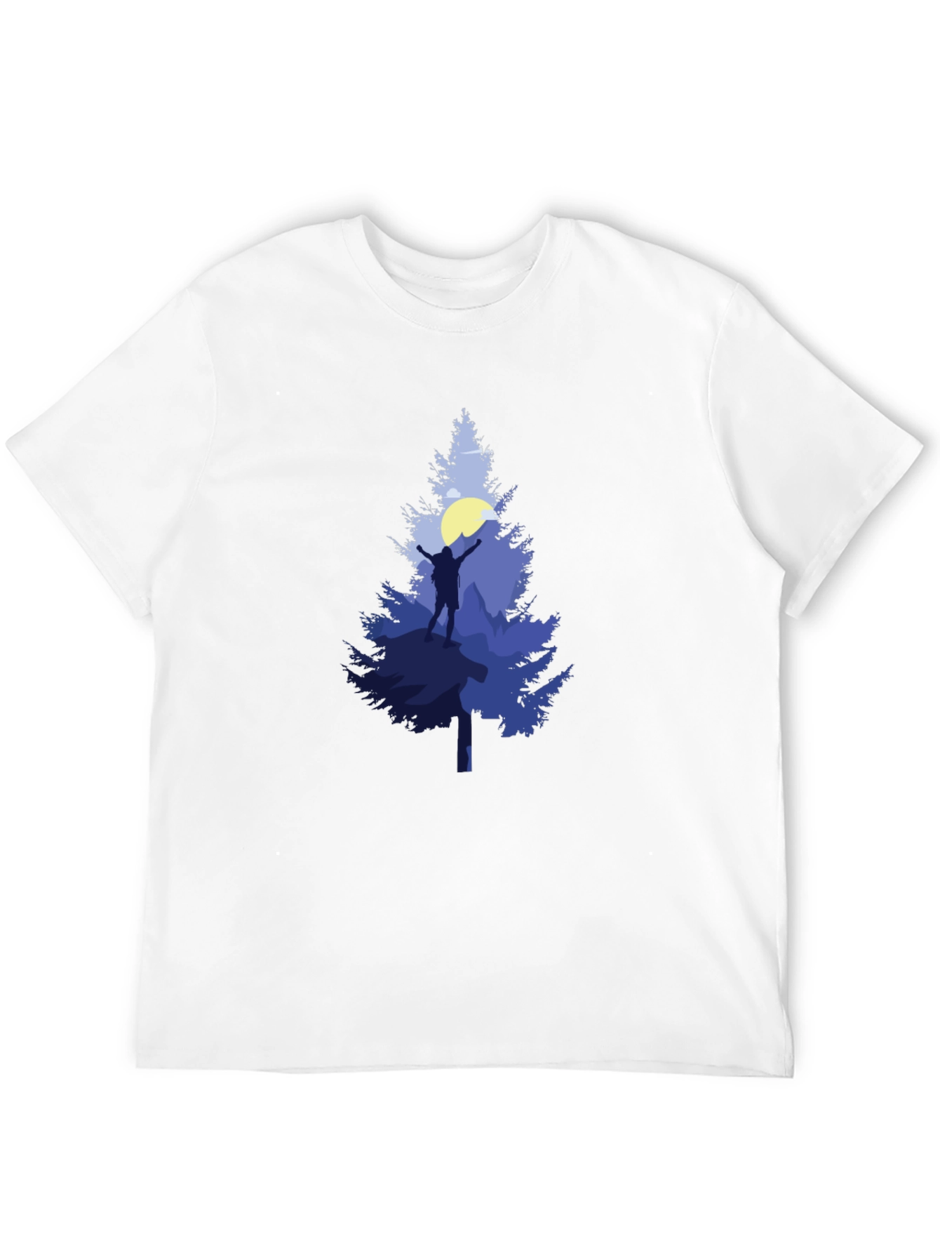 Mountain Hiker Graphic Tee - Black