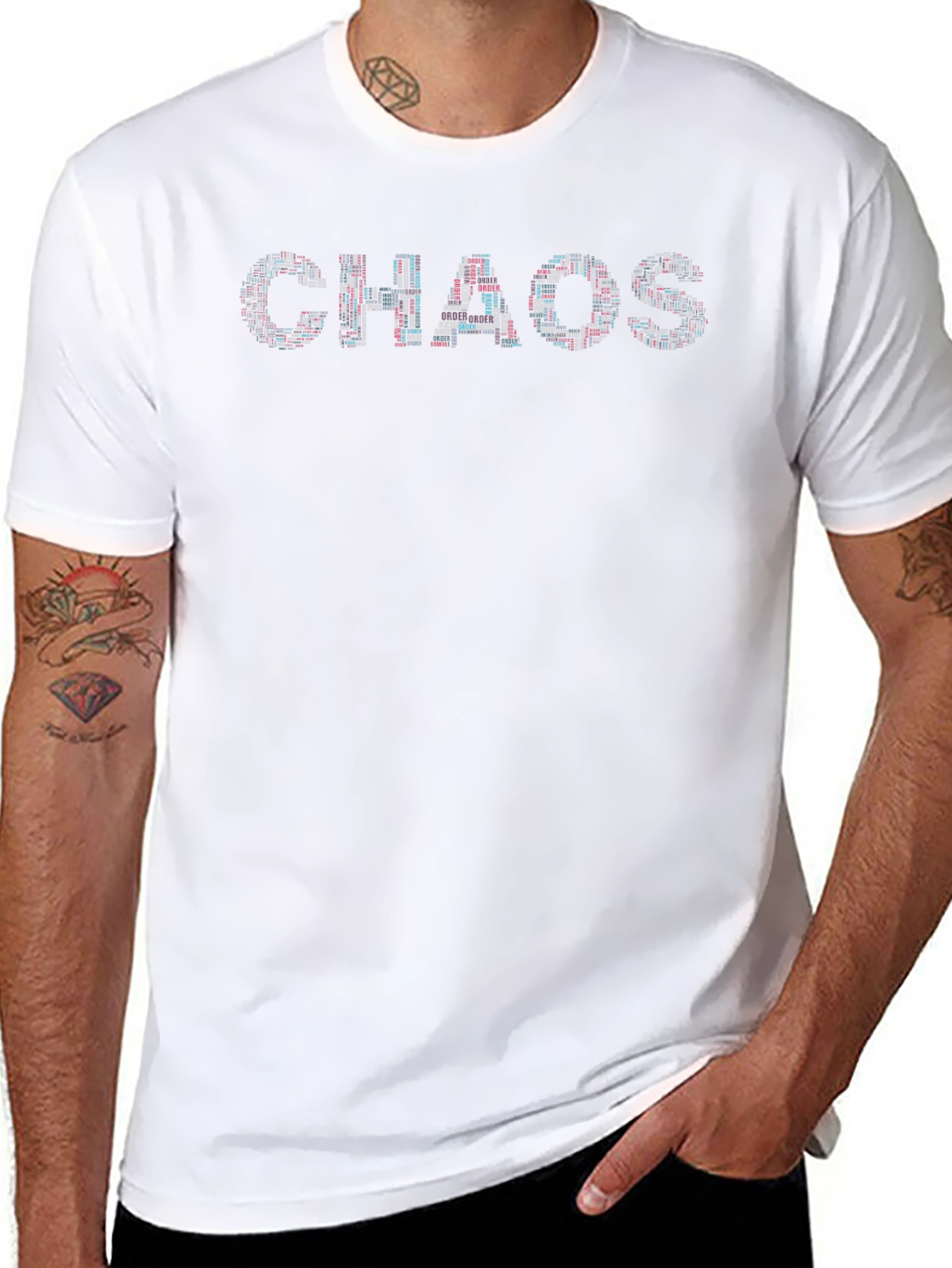 Chaos Graphic Black T-Shirt
