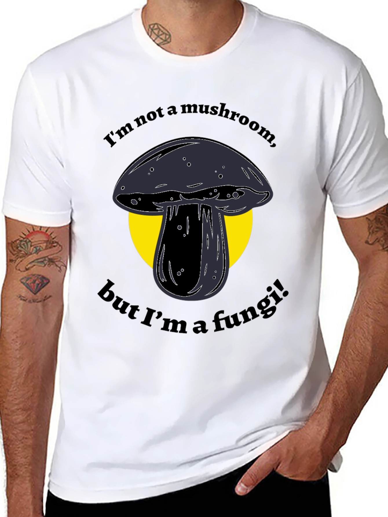 Funny Fungi T-Shirt - Im Not a Mushroom!
