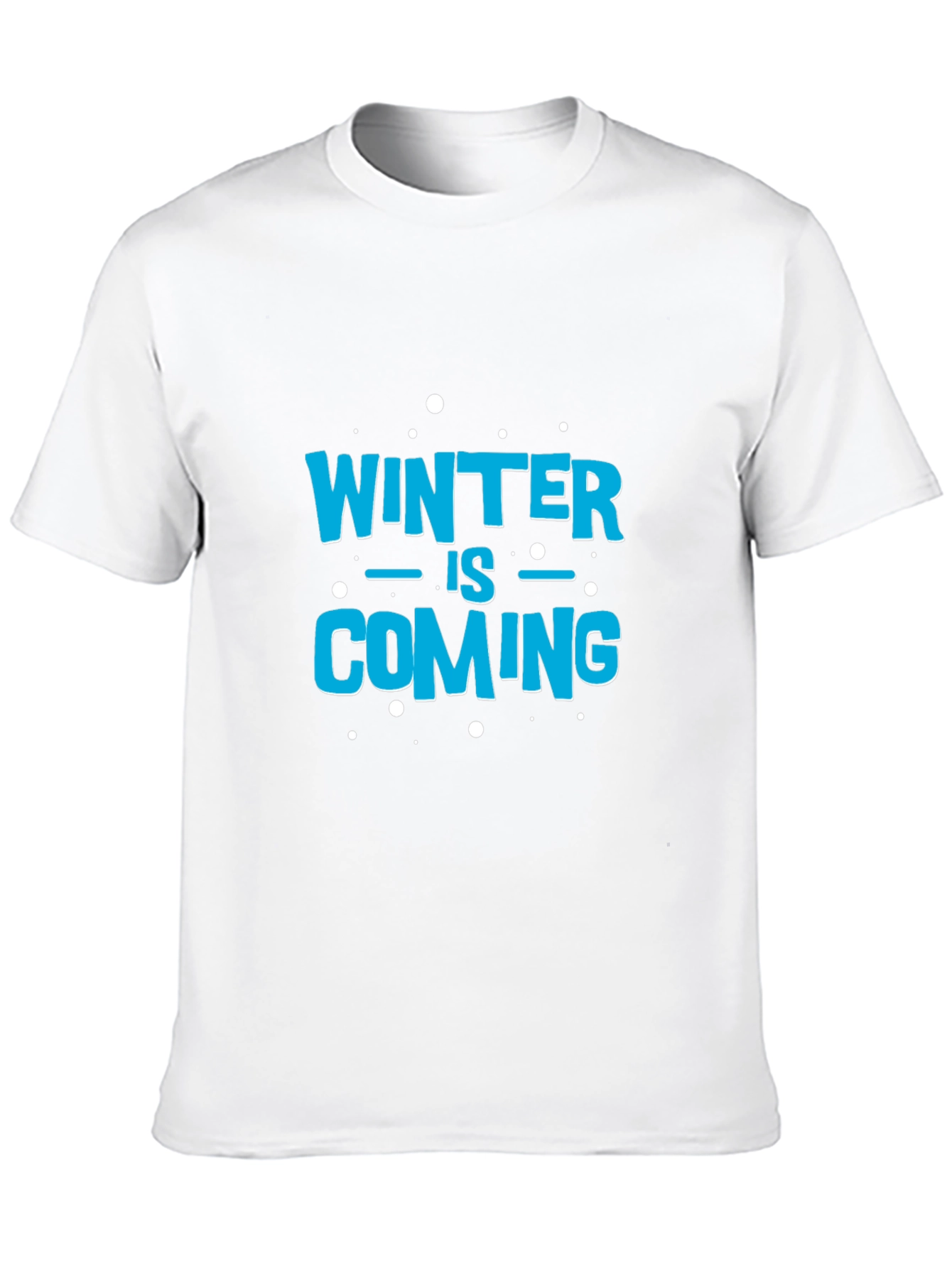 Winter is Coming Black Graphic Tee