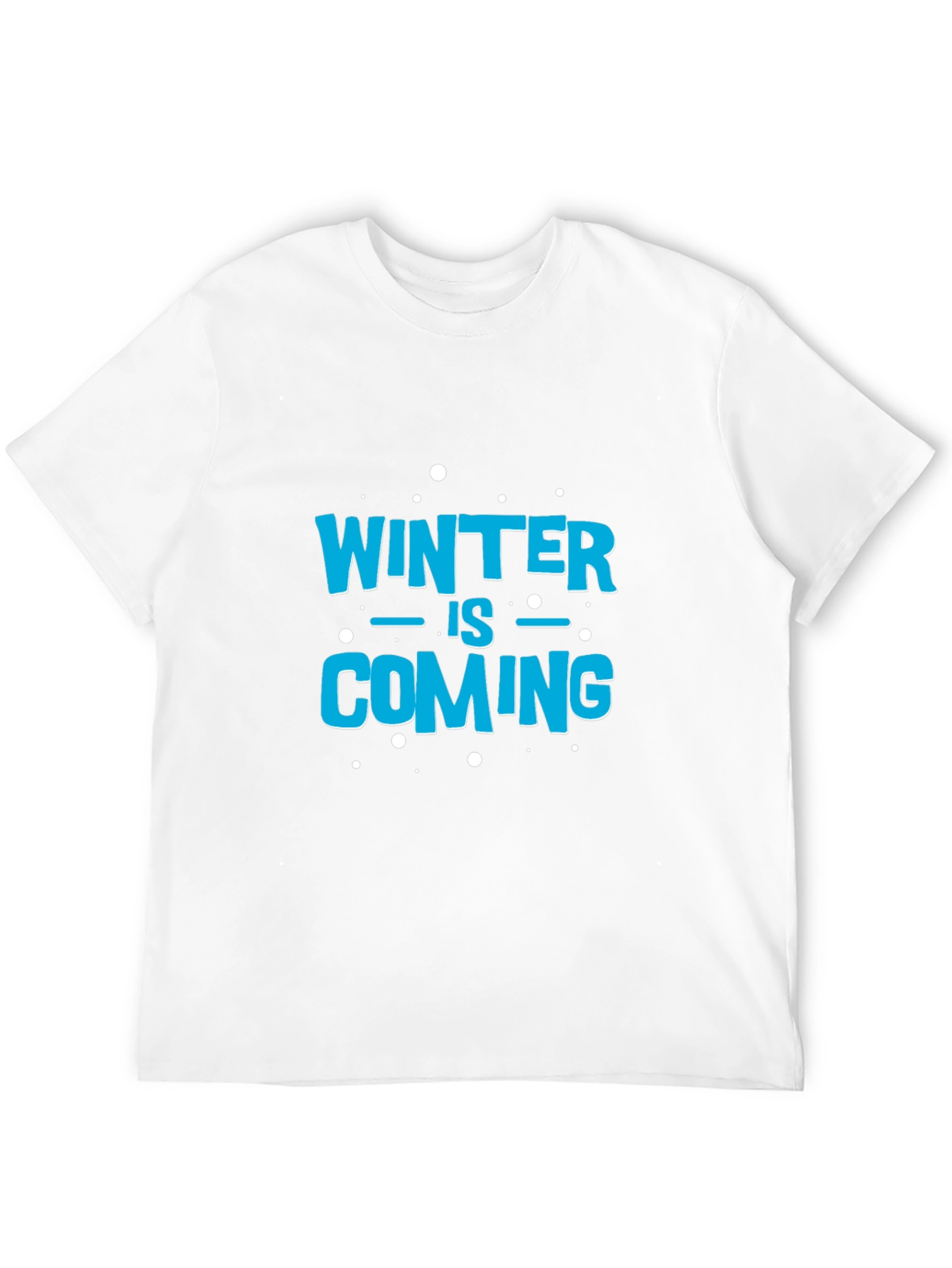 Winter is Coming Black Graphic Tee