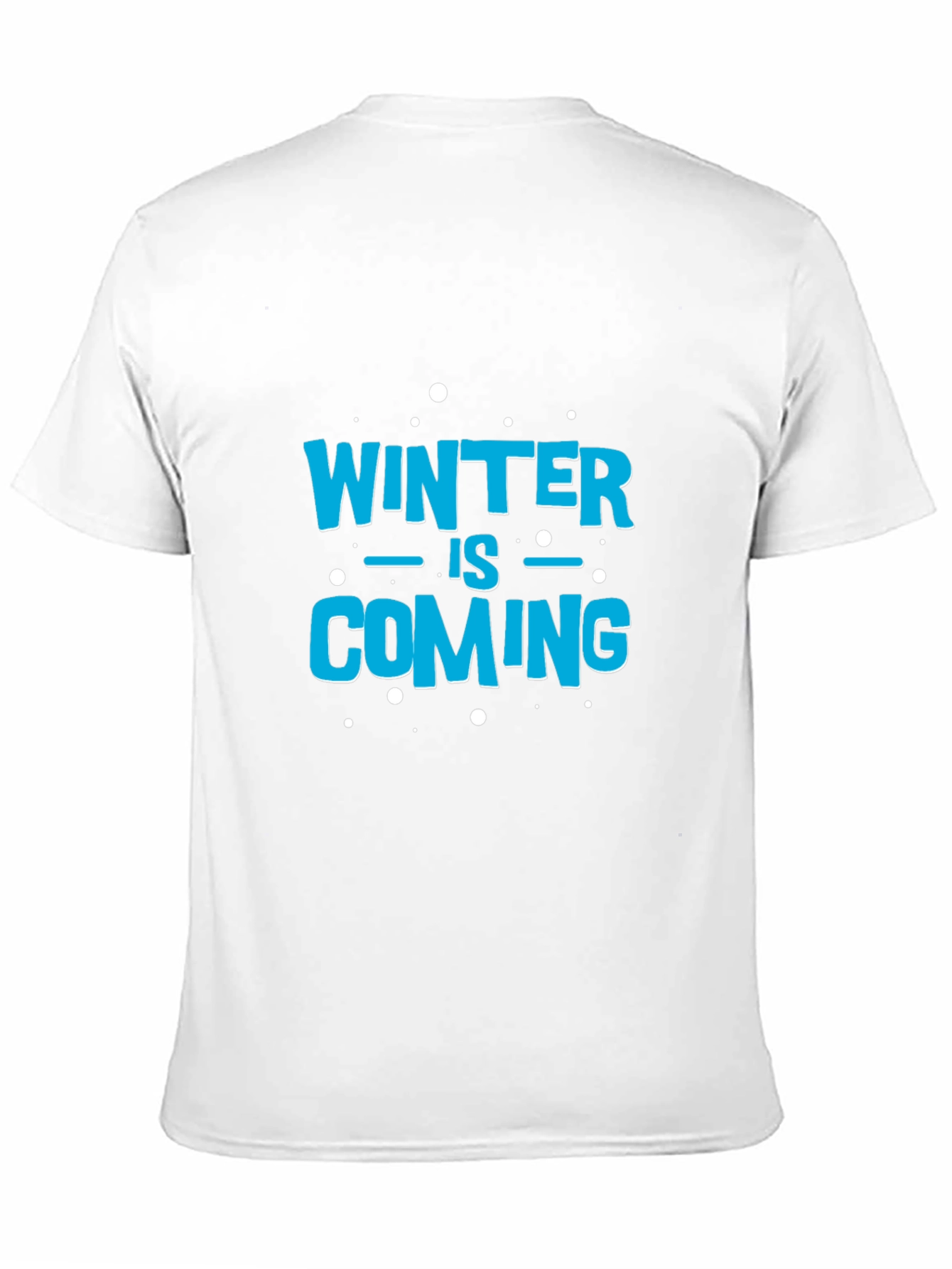 Winter is Coming Black Graphic Tee