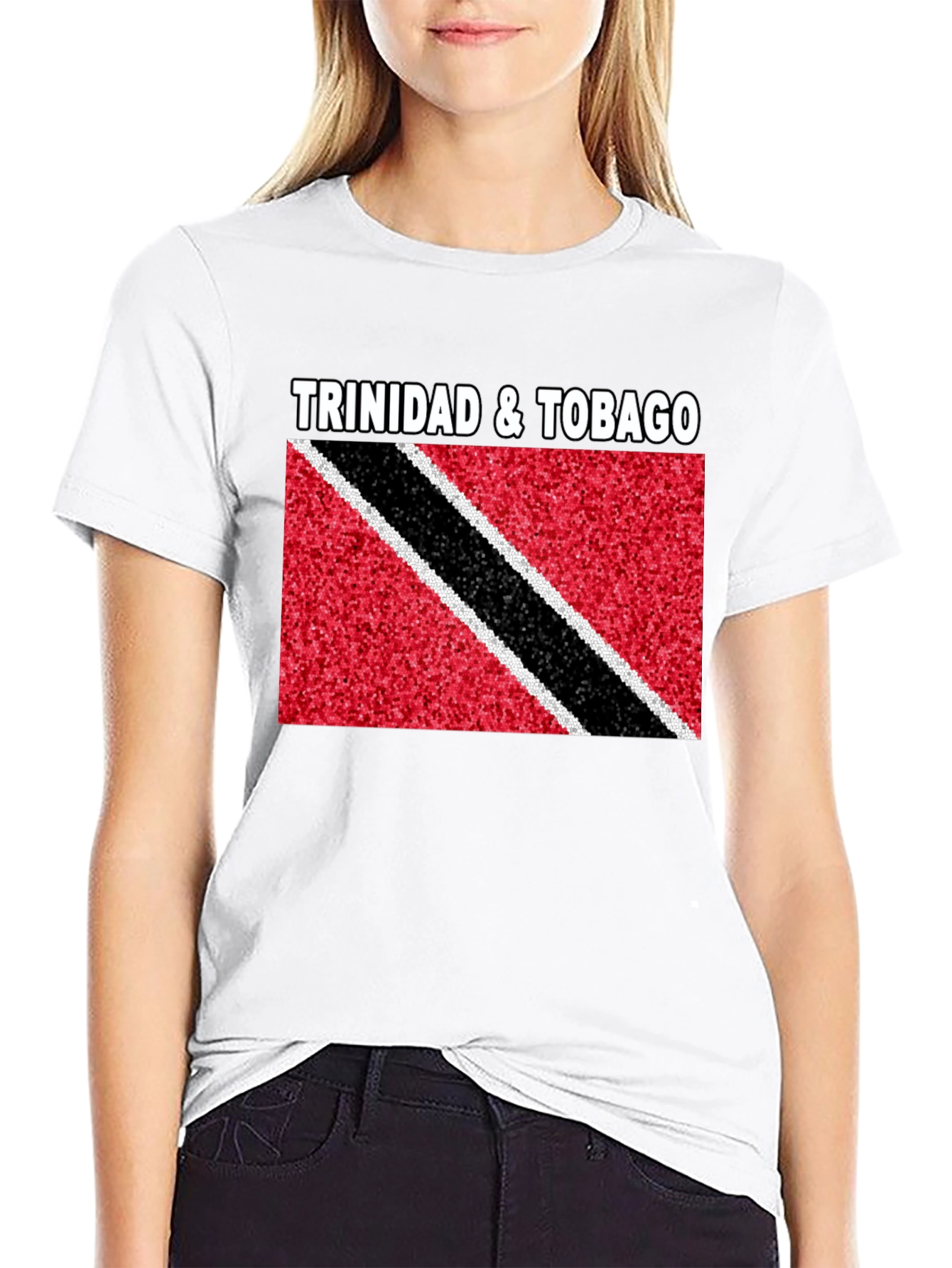 Trinidad & Tobago Flag T-Shirt - Black