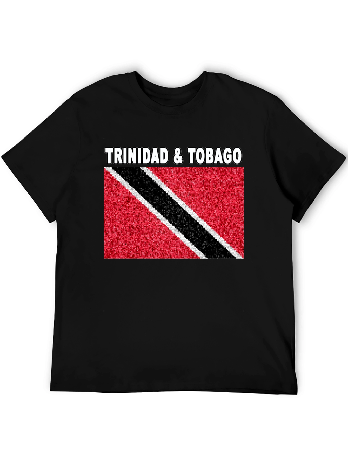 Trinidad & Tobago Flag T-Shirt - Black
