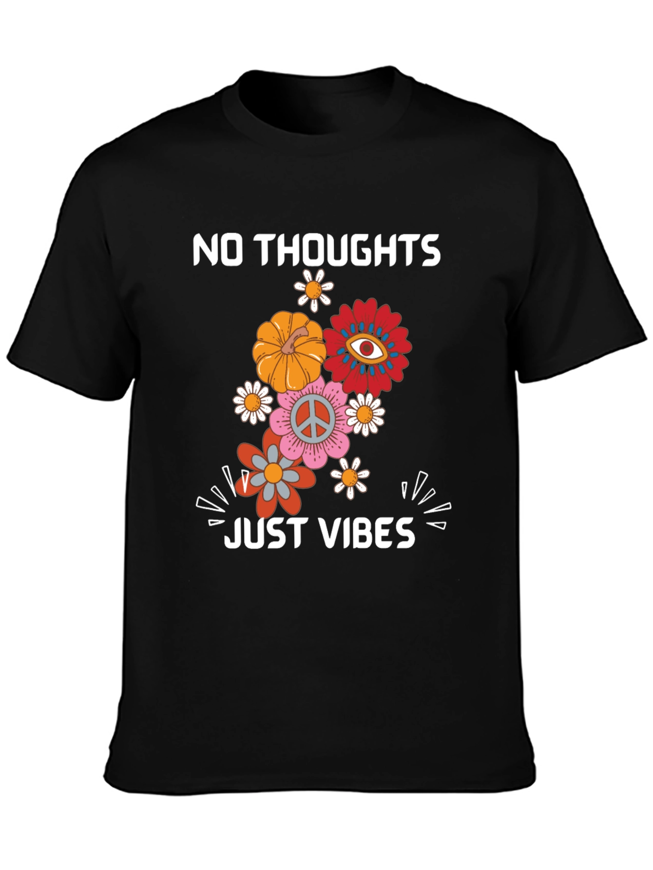 No Thoughts Just Vibes Graphic Tee