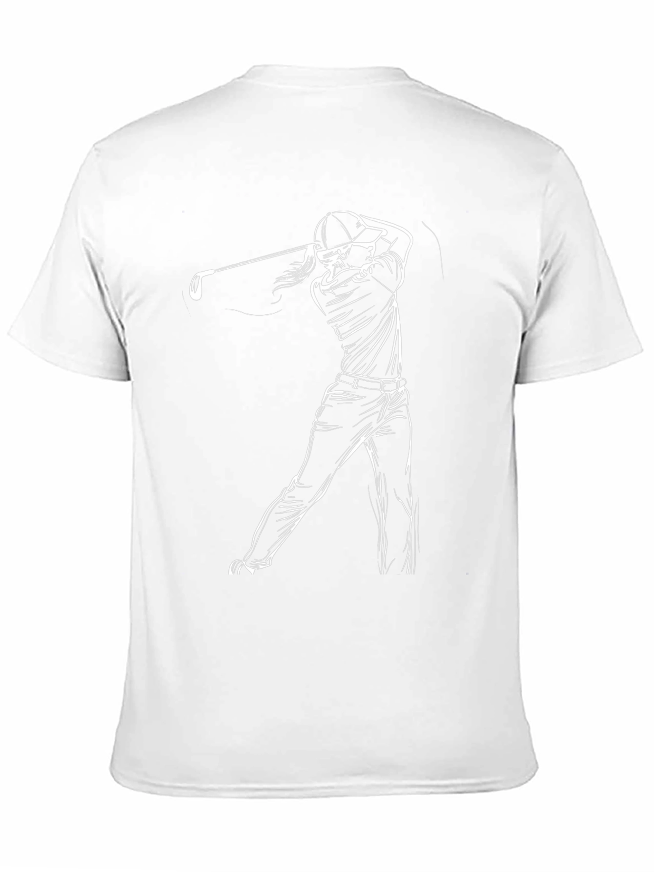 Golf Swing Graphic Tee - Stylish Golfer T-Shirt