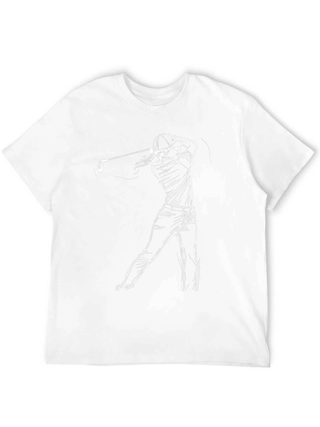 Golf Swing Graphic Tee - Stylish Golfer T-Shirt