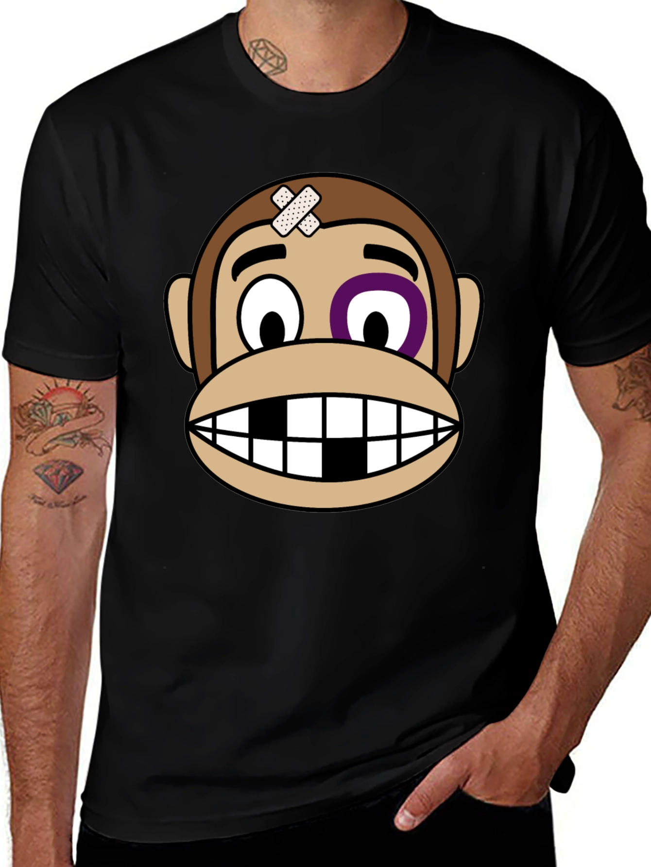 Monkey Business T-Shirt - Black