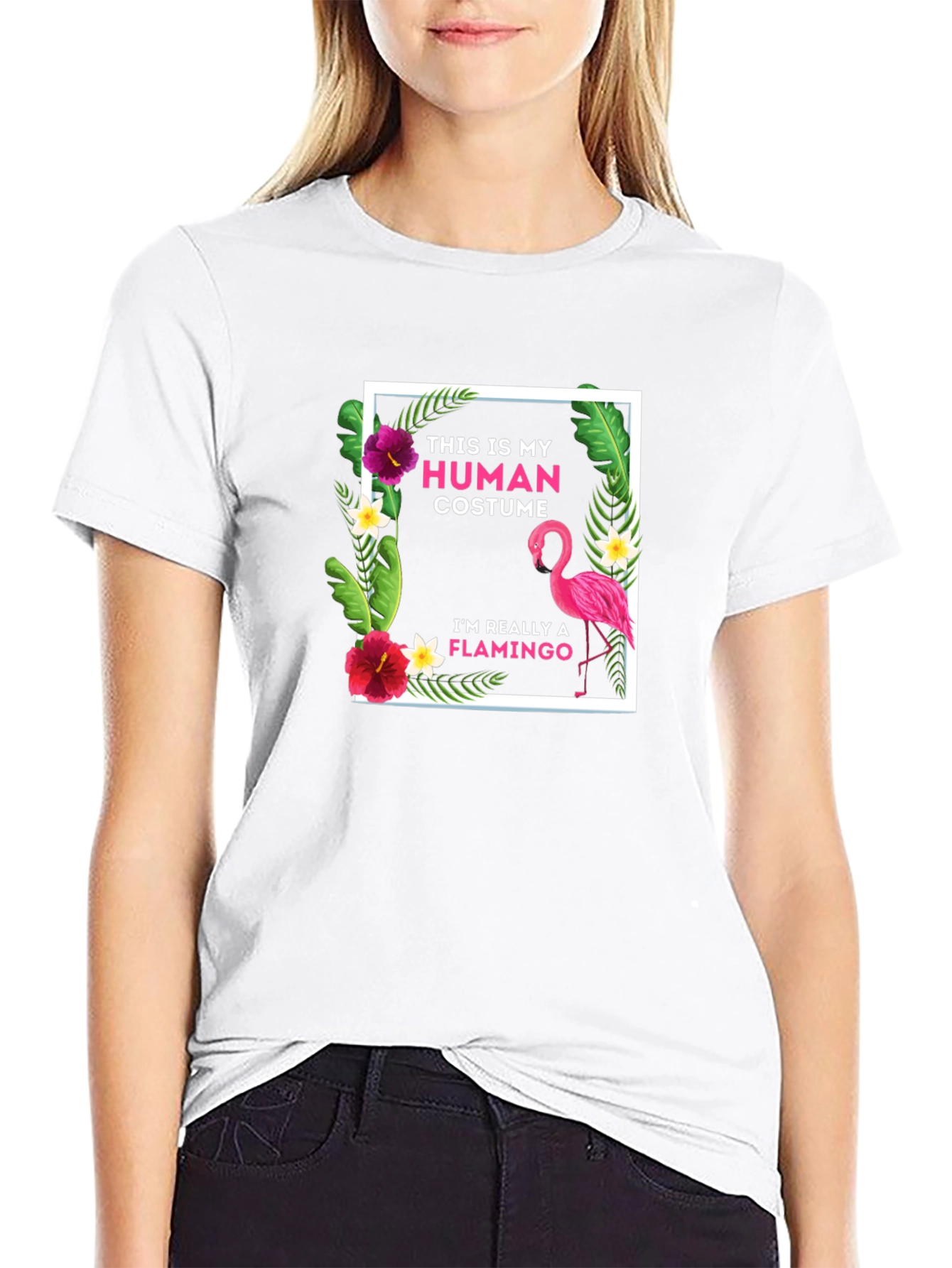 Funny Flamingo Costume T-Shirt