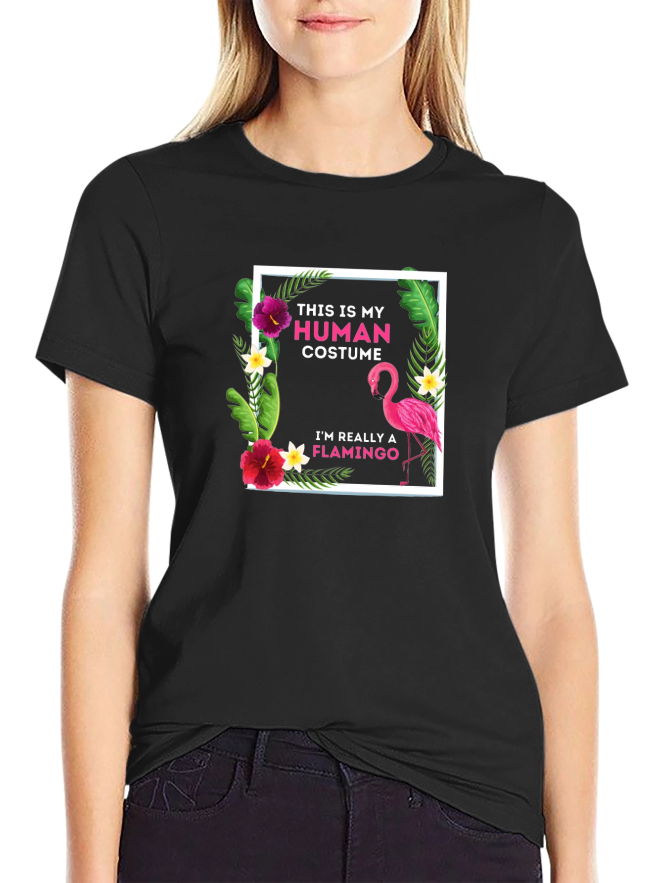 Funny Flamingo Costume T-Shirt