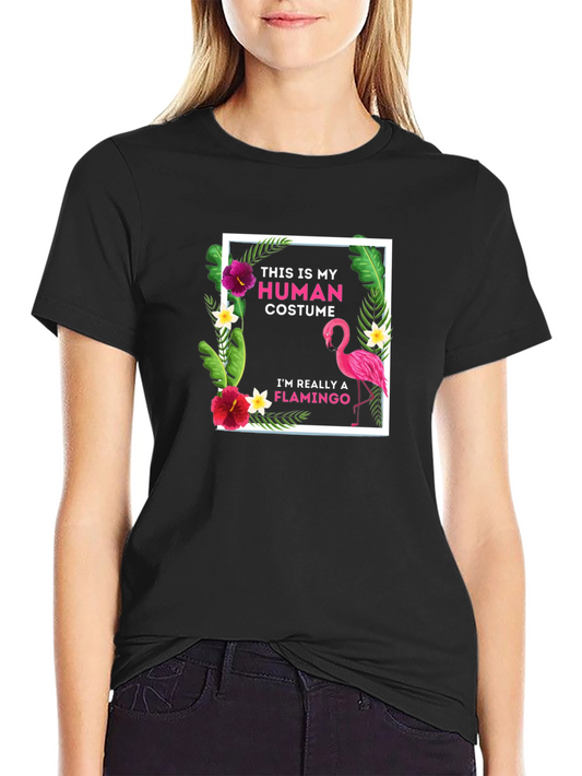 Funny Flamingo Costume T-Shirt