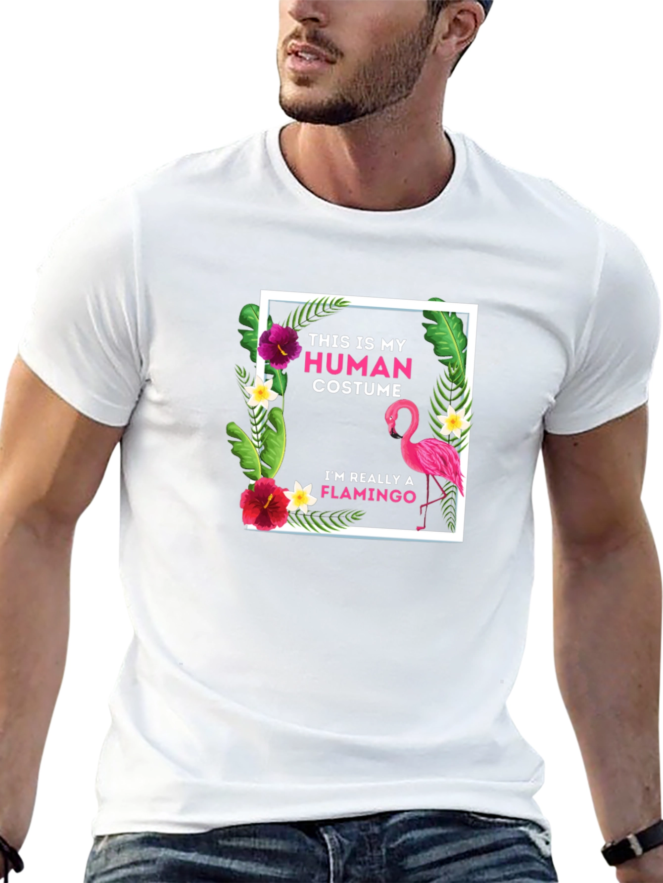 Funny Flamingo Costume T-Shirt