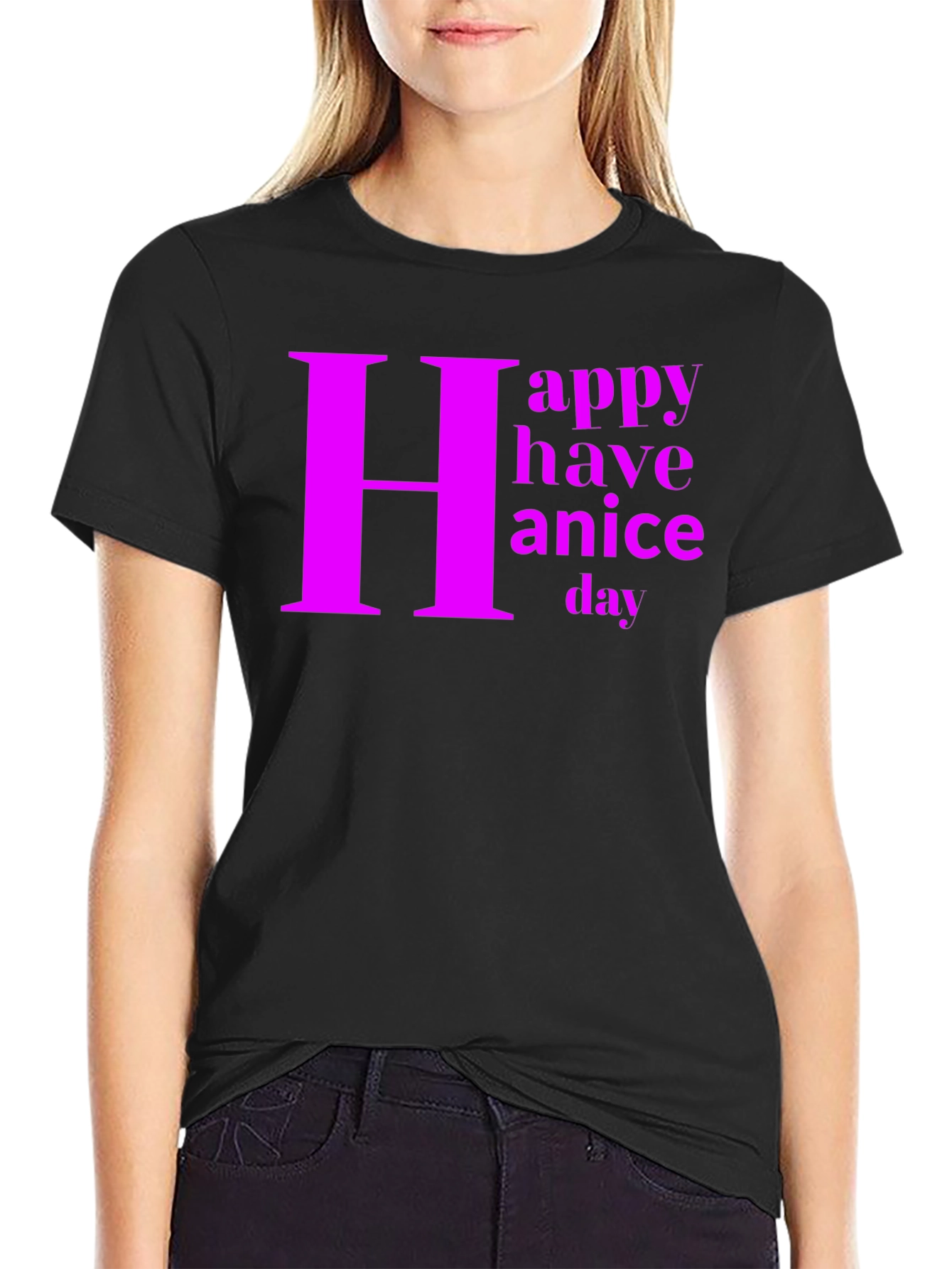 Happy Have a Nice Day Graphic Tee