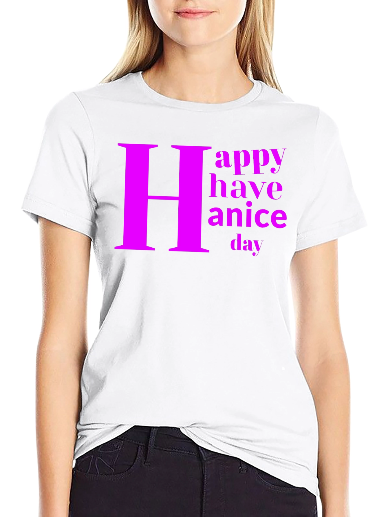 Happy Have a Nice Day Graphic Tee