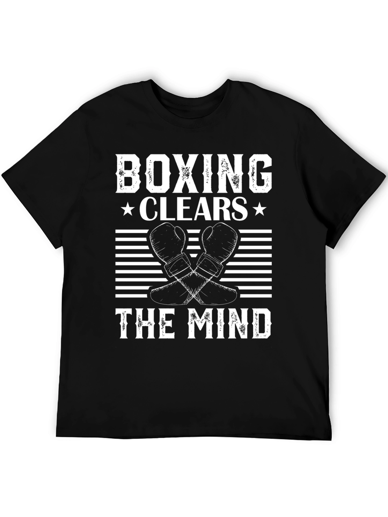 Boxing Clears The Mind Graphic Tee