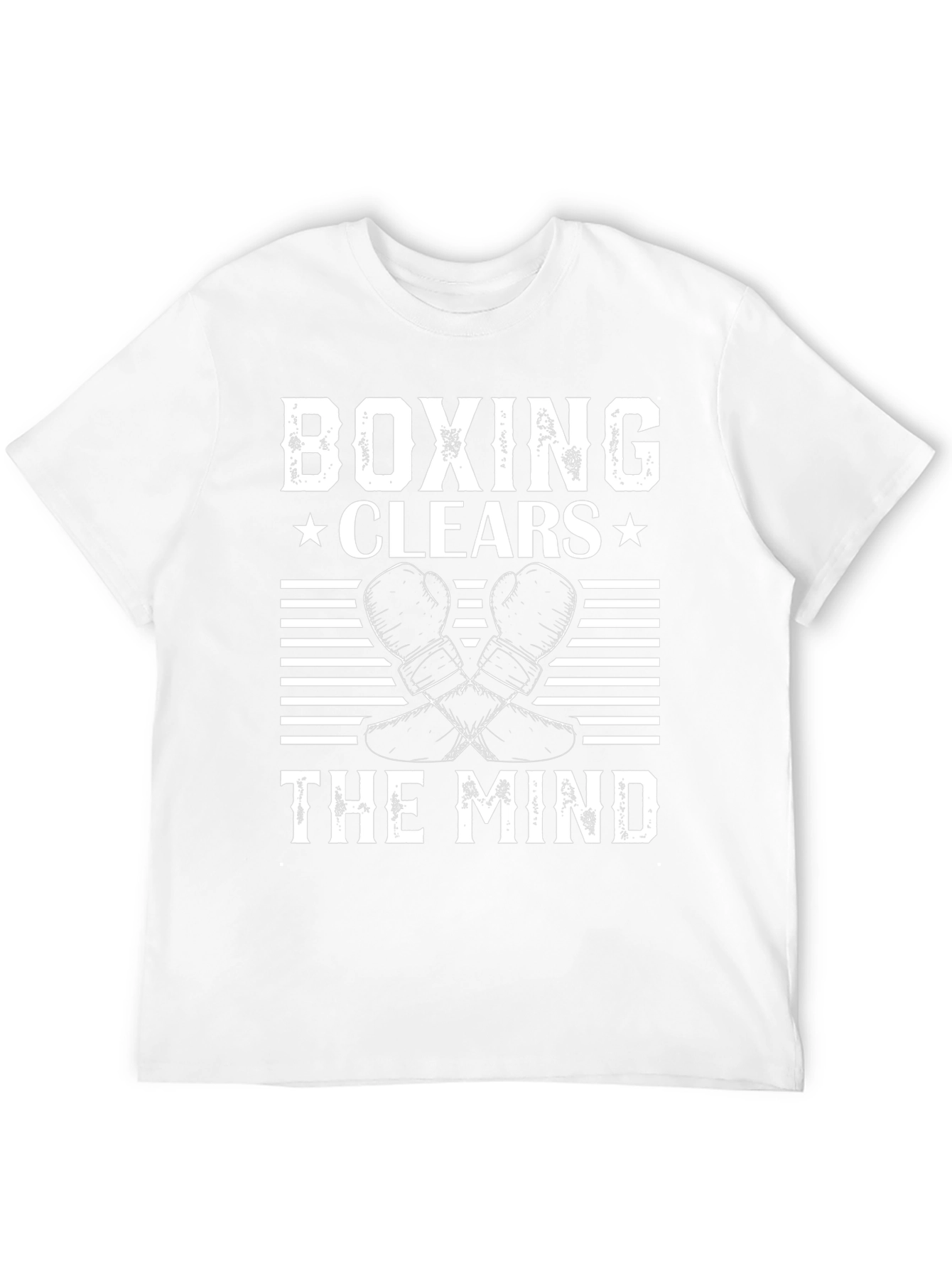 Boxing Clears The Mind Graphic Tee