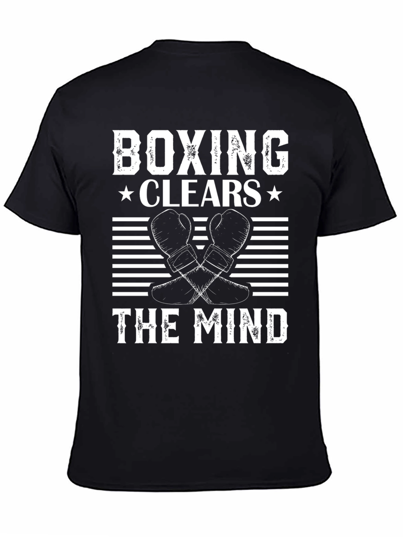 Boxing Clears The Mind Graphic Tee