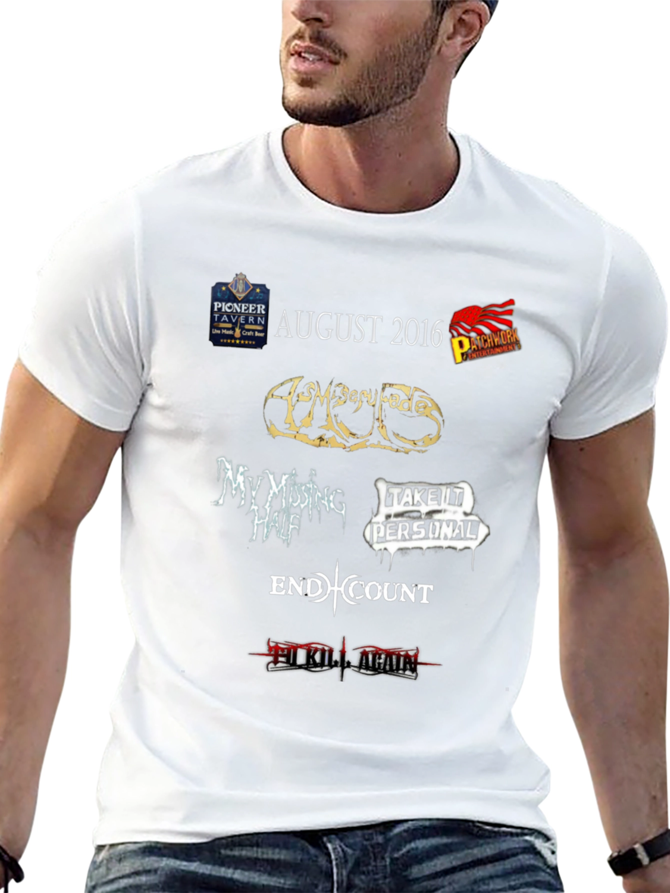 August 2016 Pioneer Tavern Concert T-Shirt