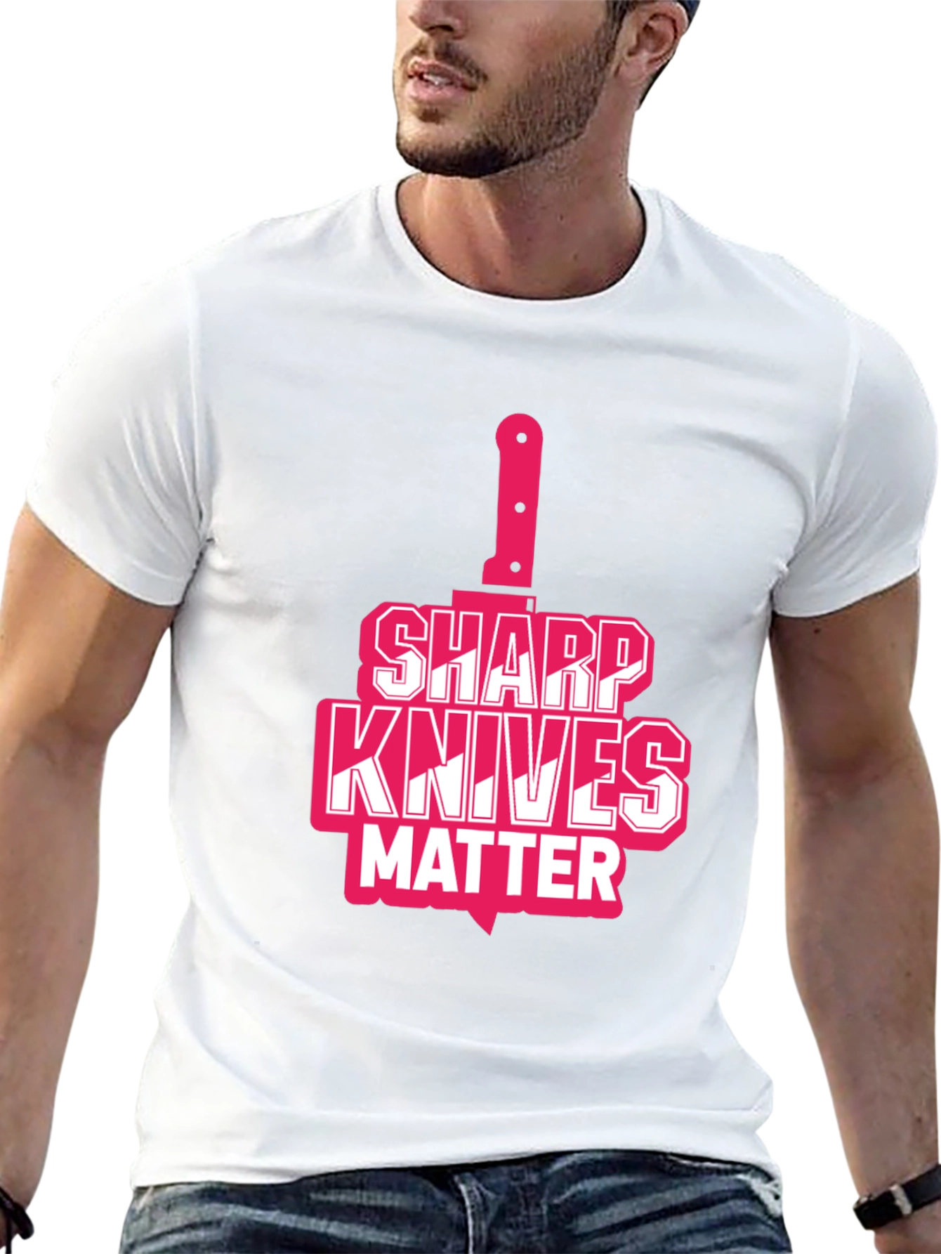 Sharp Knives Matter Graphic T-Shirt