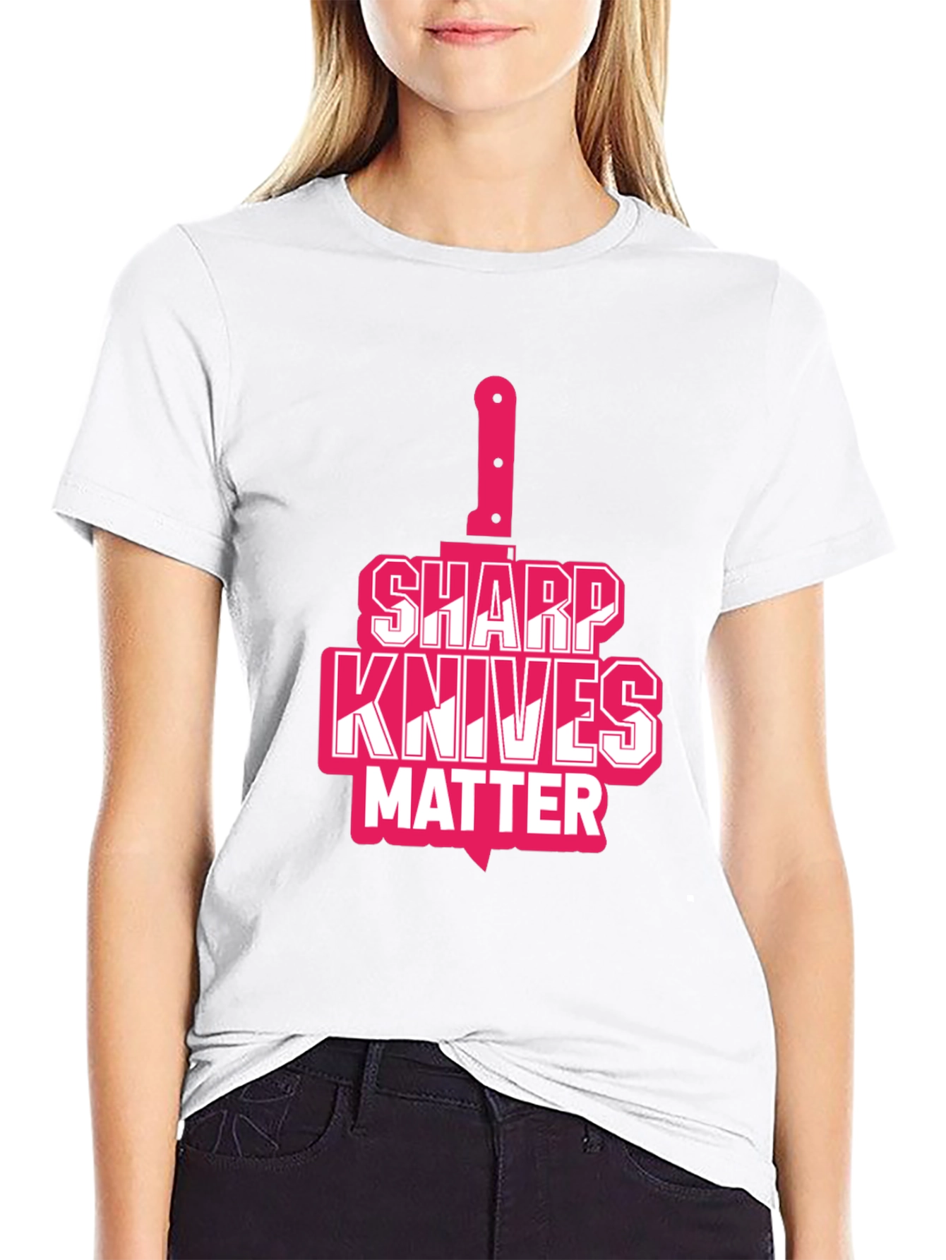 Sharp Knives Matter Graphic T-Shirt