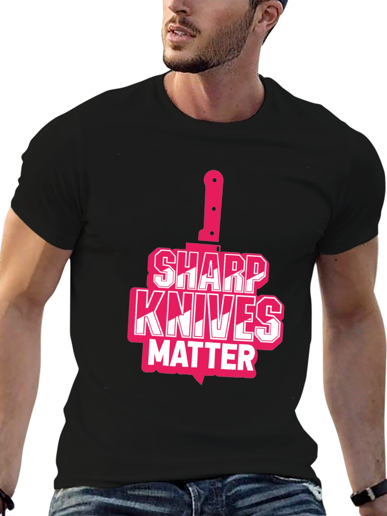 Sharp Knives Matter Graphic T-Shirt