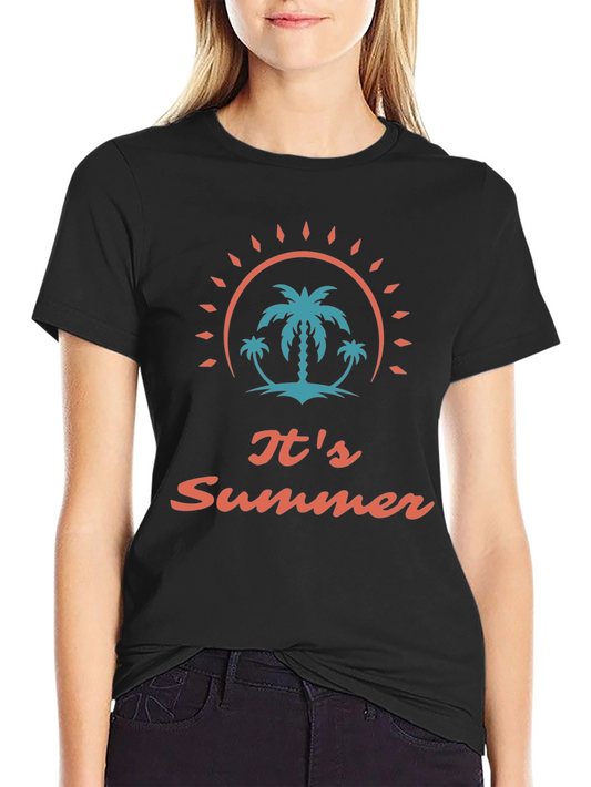 Its Summer Palm Tree T-Shirt