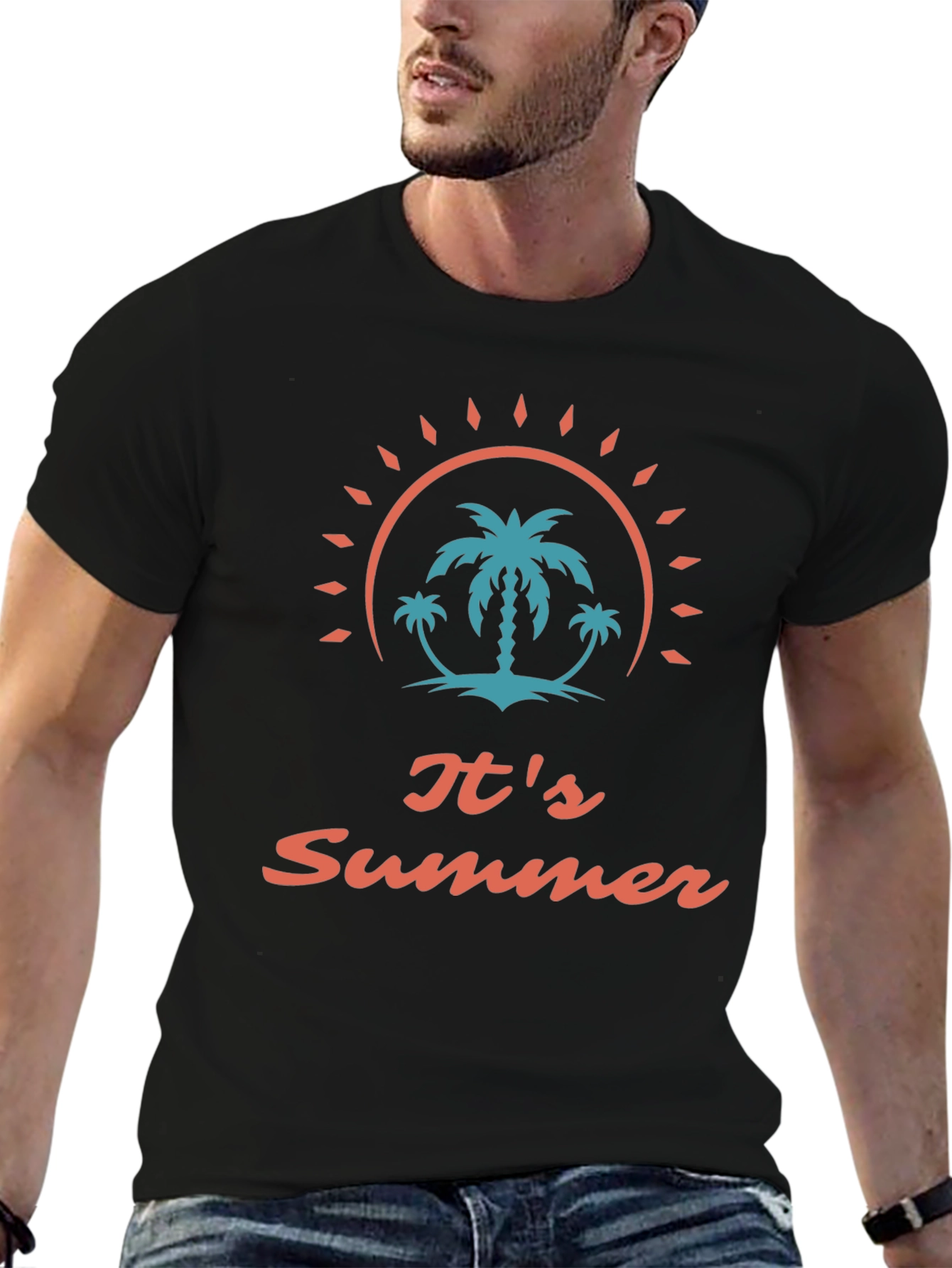 Its Summer Palm Tree T-Shirt