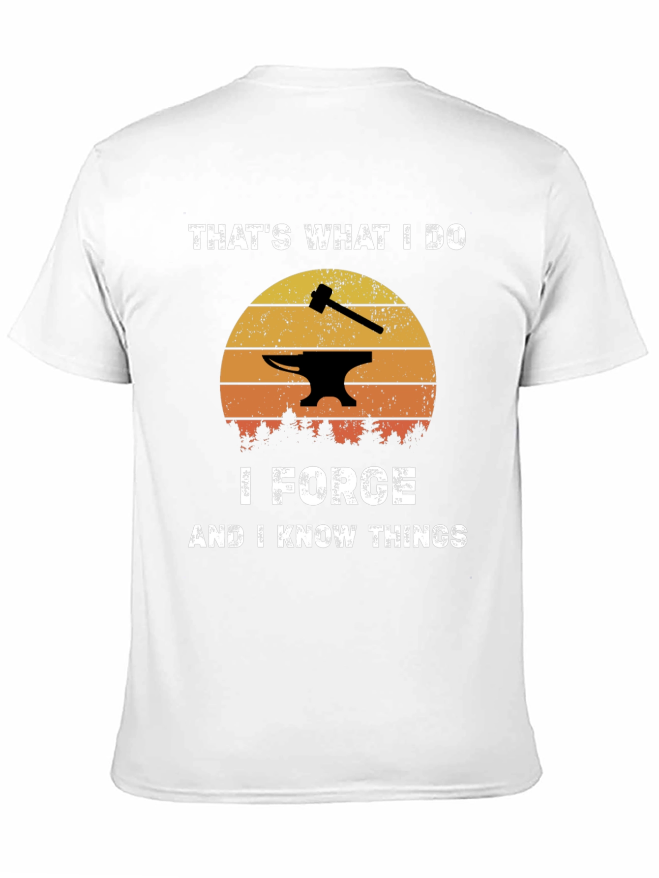 I Forge and I Know Things Black T-Shirt