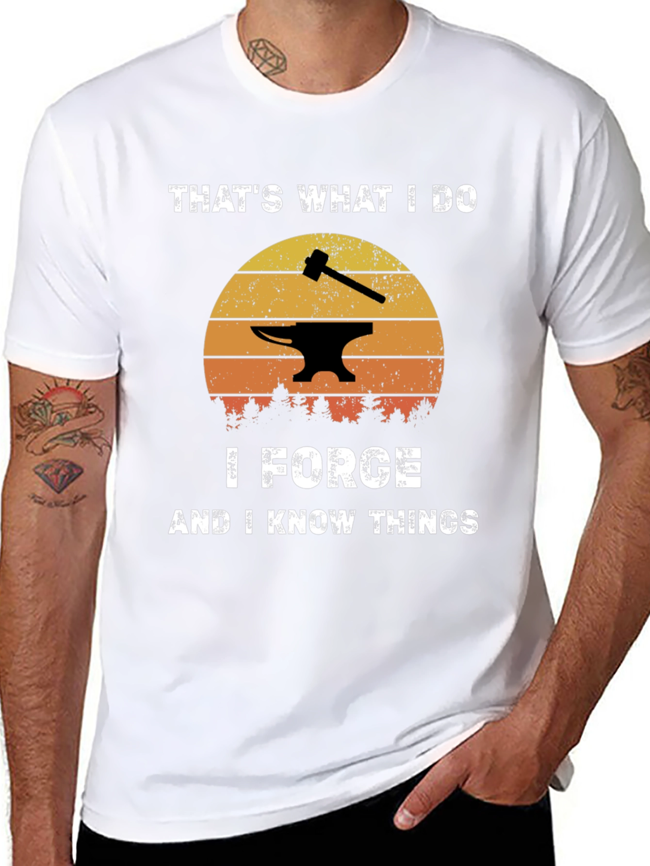 I Forge and I Know Things Black T-Shirt
