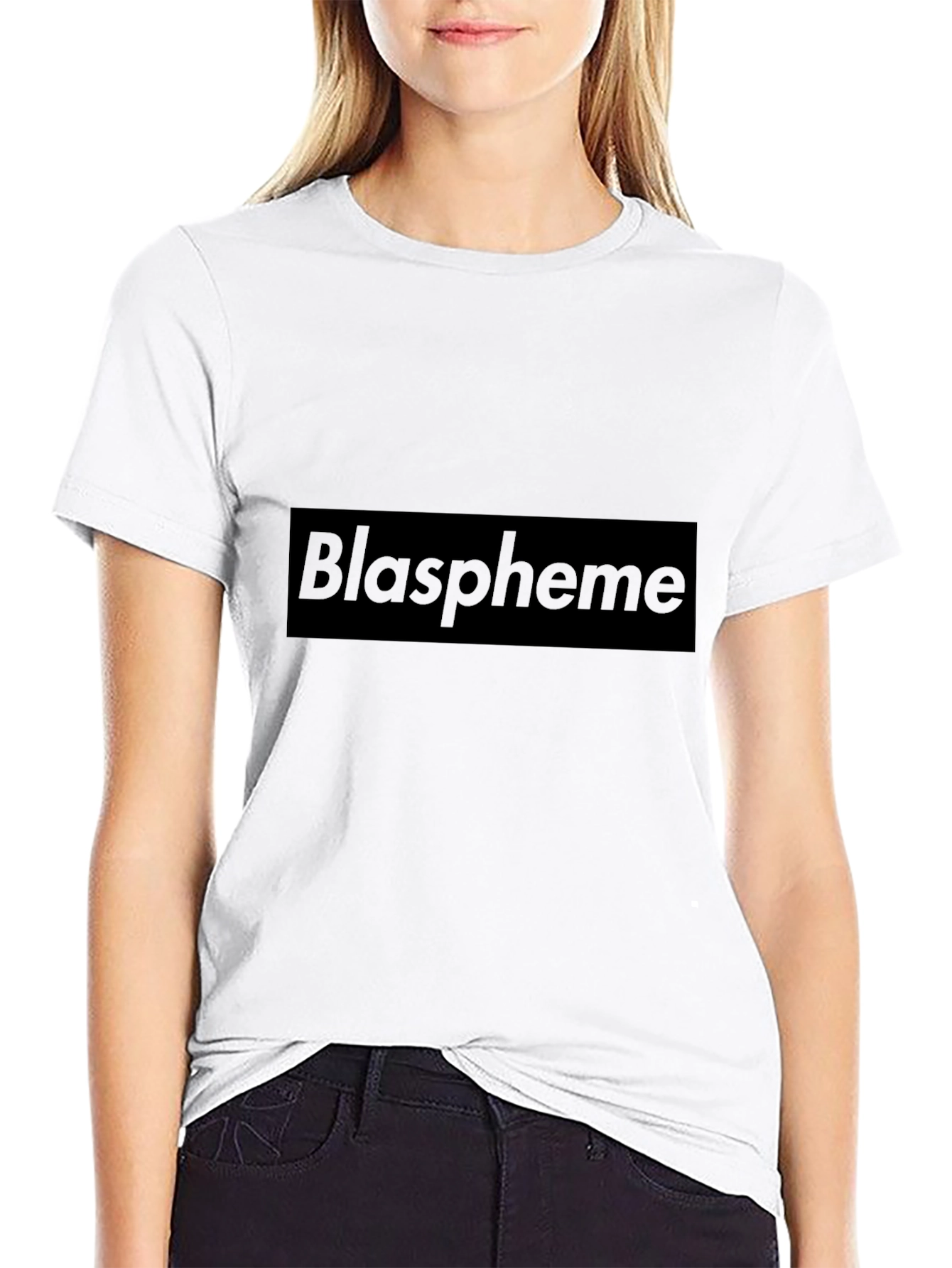 Blaspheme Graphic Tee - Bold Statement Style