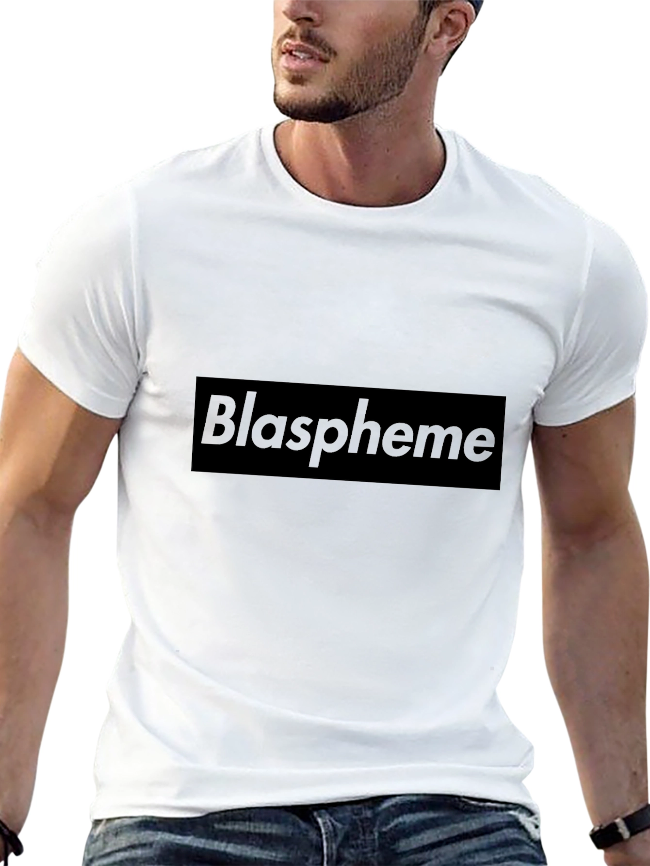Blaspheme Graphic Tee - Bold Statement Style