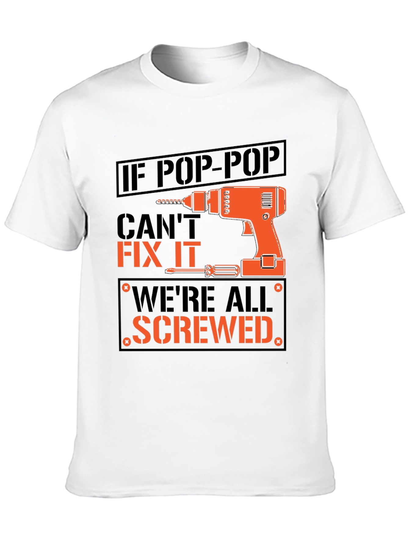 Pop-Pop Fix It T-Shirt - Funny Grandpa Gift