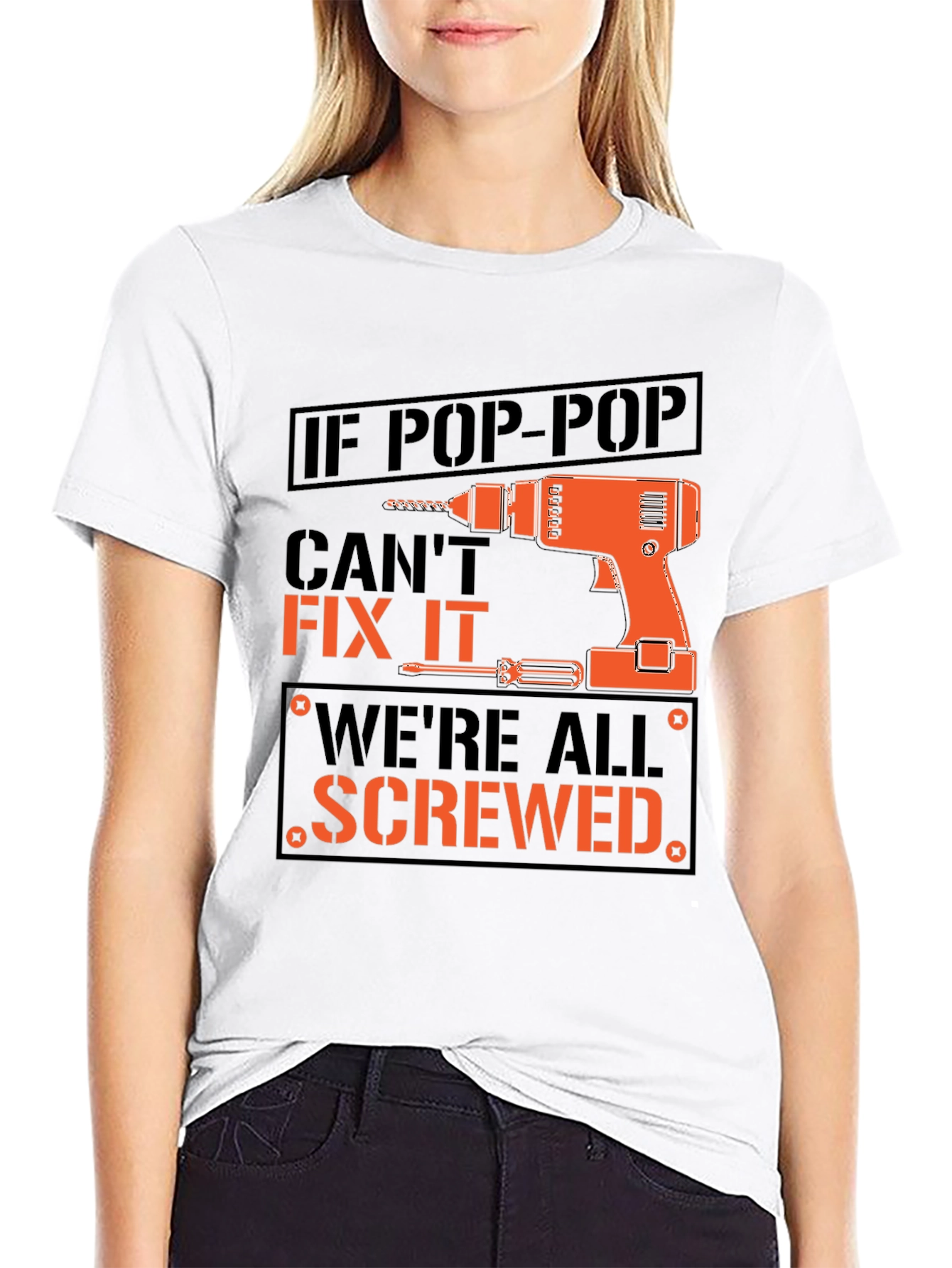 Pop-Pop Fix It T-Shirt - Funny Grandpa Gift