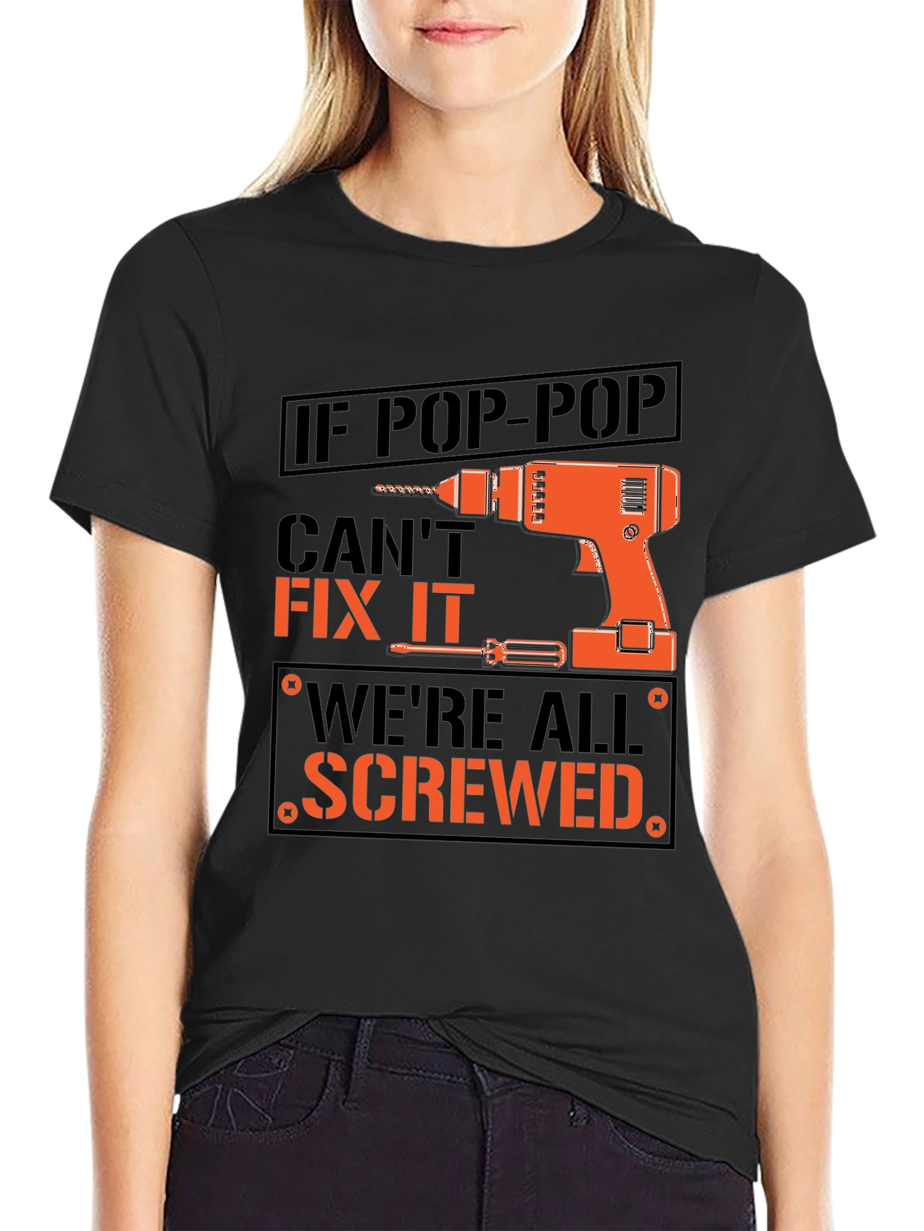 Pop-Pop Fix It T-Shirt - Funny Grandpa Gift