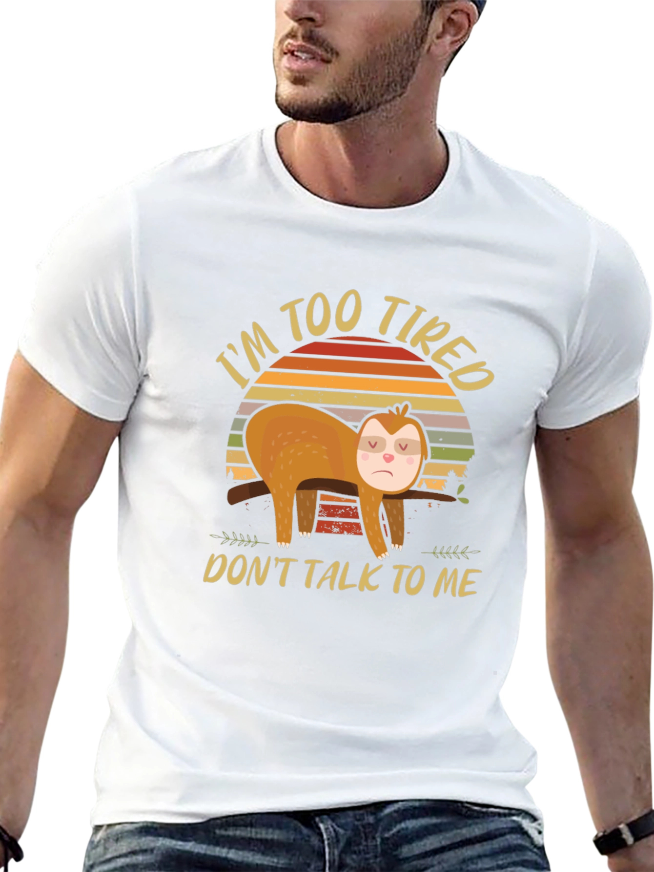 Im Too Tired Sloth Graphic Tee