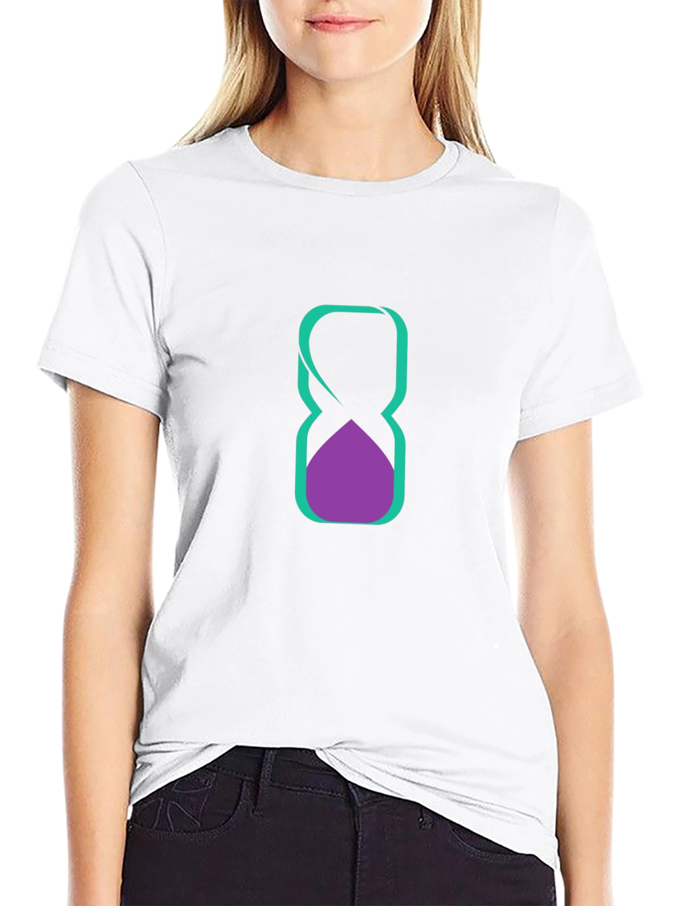 Stylish Hourglass Graphic Tee