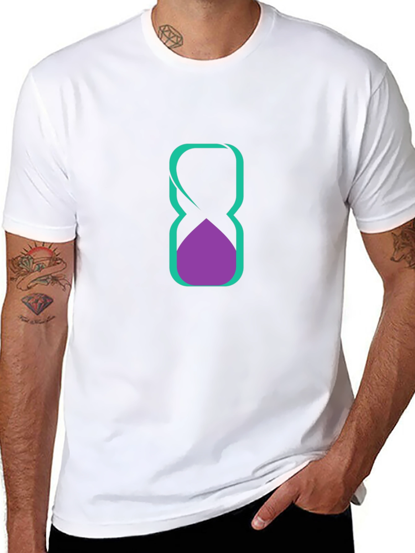Stylish Hourglass Graphic Tee