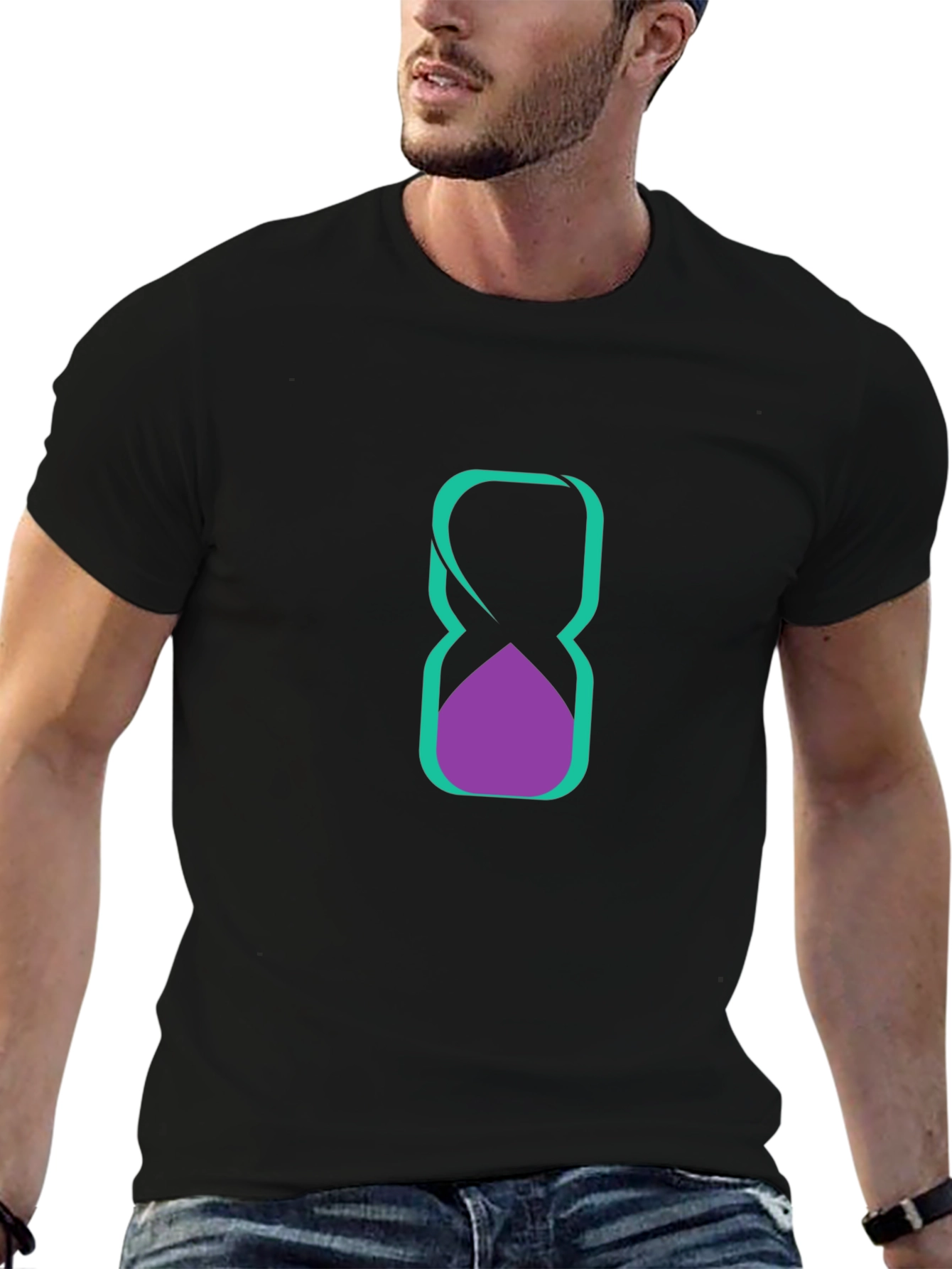 Stylish Hourglass Graphic Tee