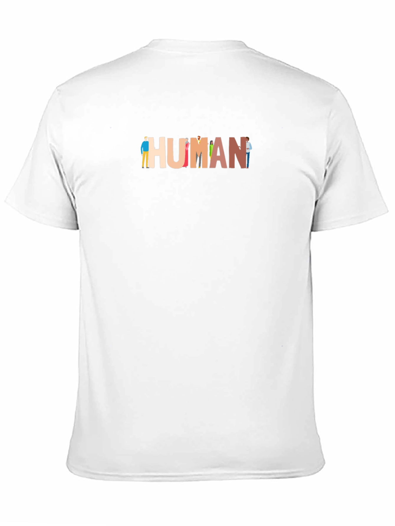 Diversity HUMAN Graphic Tee - Unisex Black T-Shirt